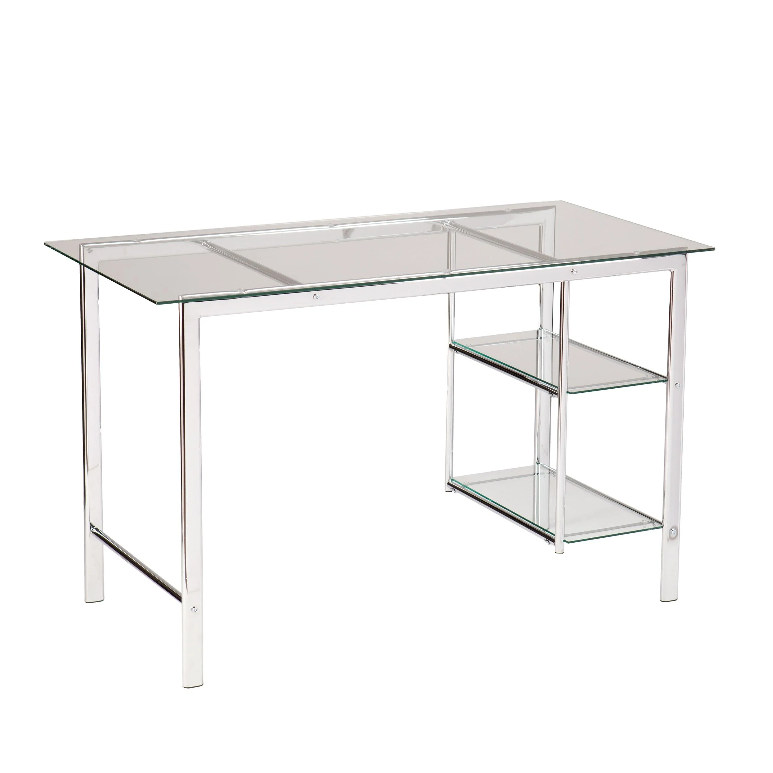 Oslo Chrome/Glass Desk - Frankwebs