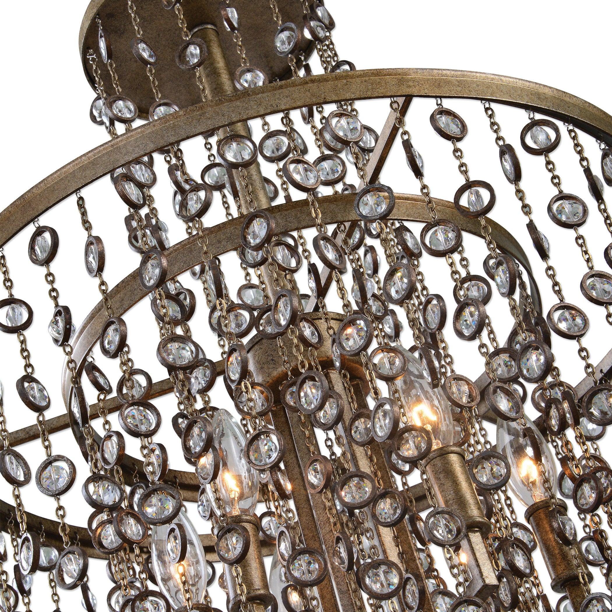 VALKA 6 LIGHT CRYSTAL CHANDELIER - Frankwebs