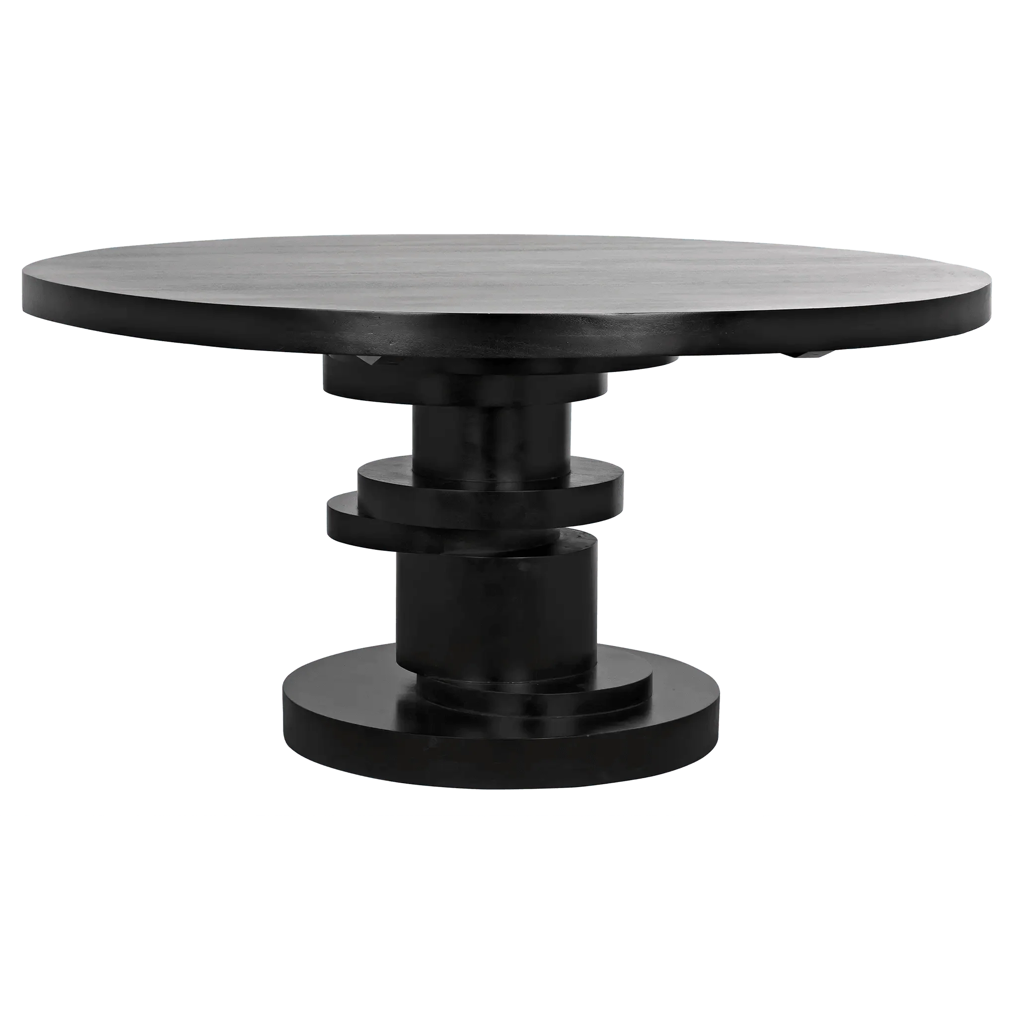 Hugo Dining Table, Hand Rubbed Black - Frankwebs