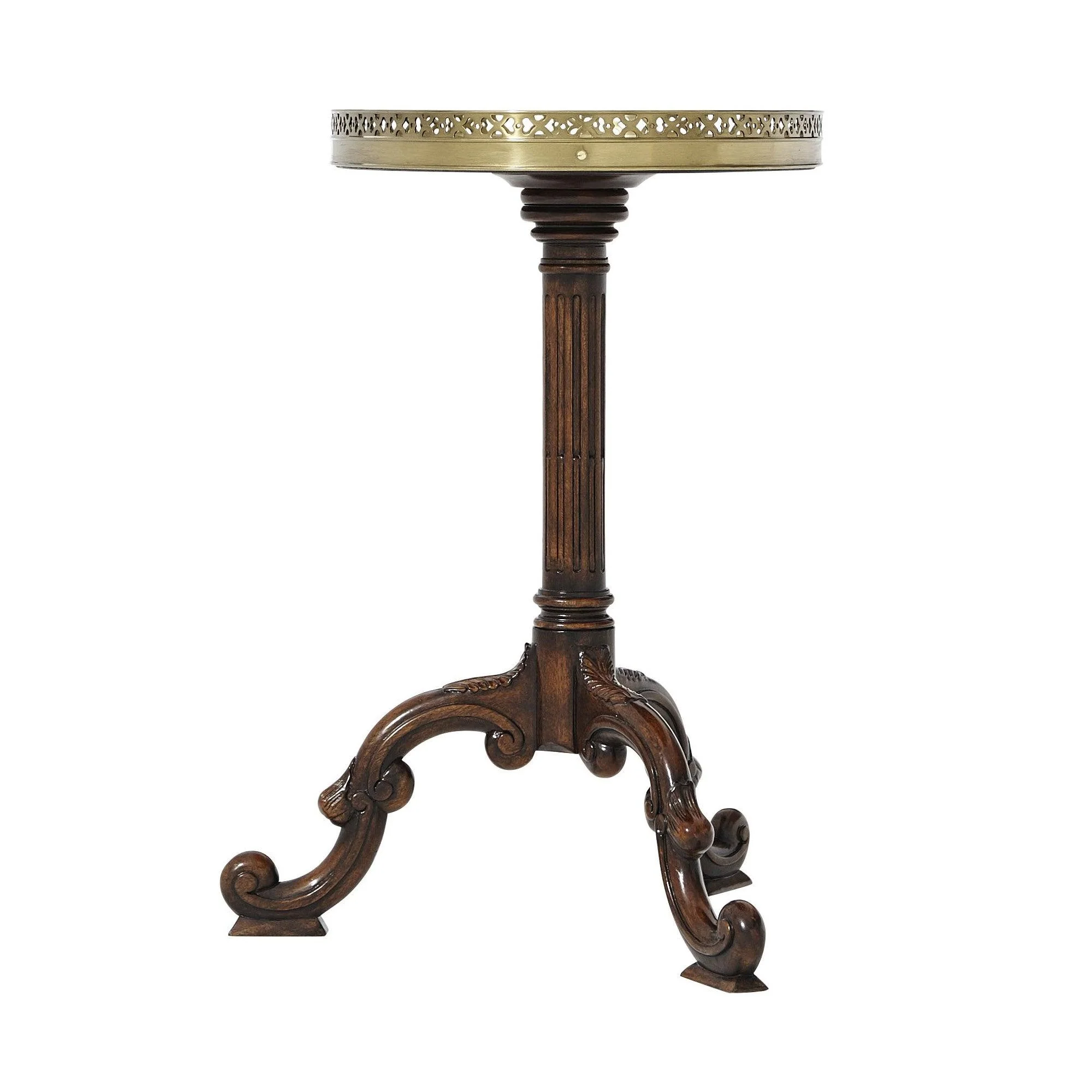 Radiating Parquetry Accent Table - Frankwebs