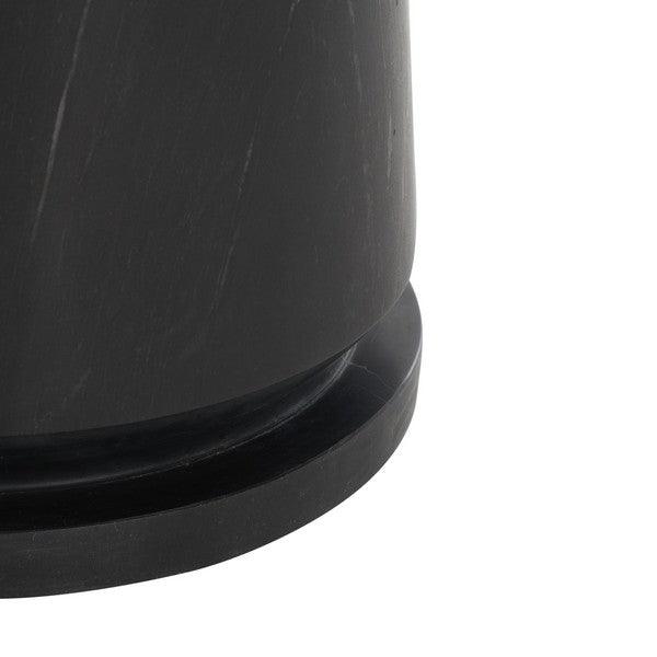 VALENTIA TALL ROUND MARBLE ACCENT TABLE - Frankwebs