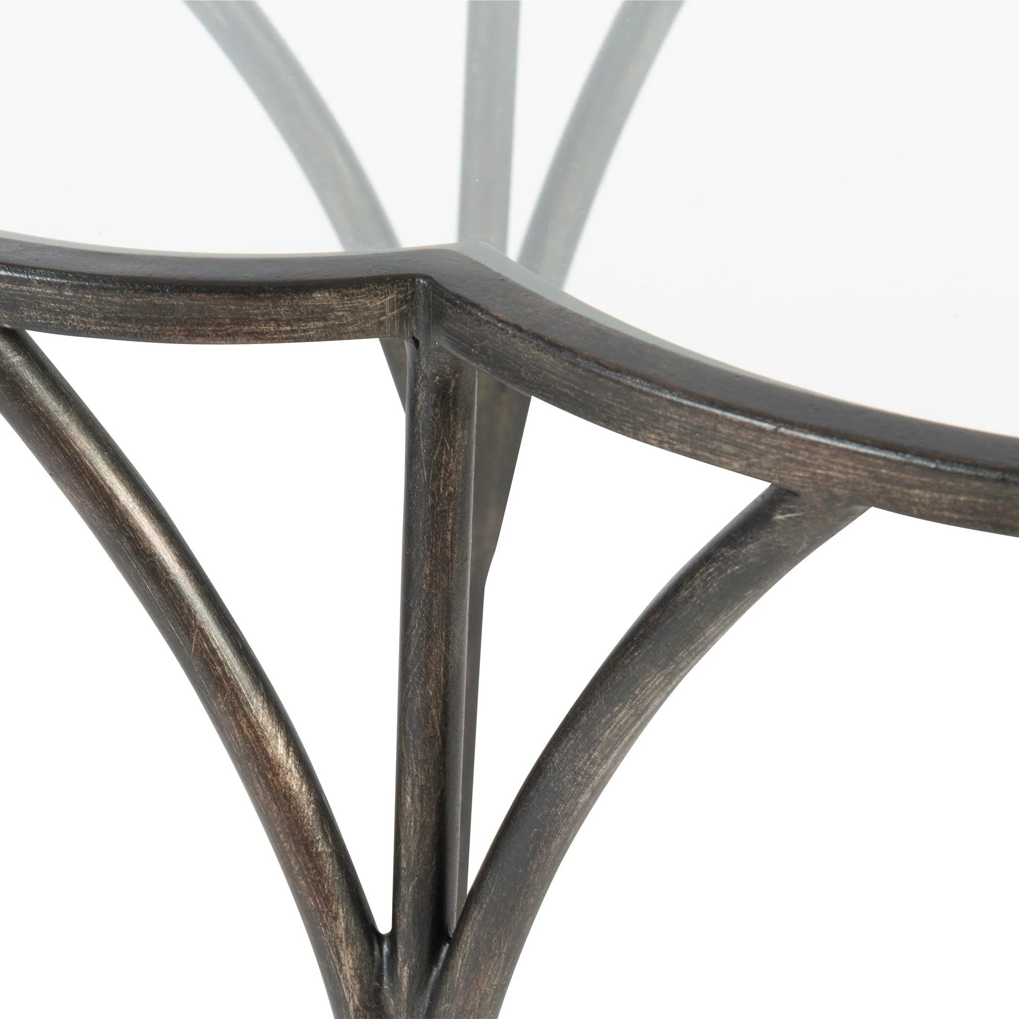 ADHIRA GLASS ACCENT TABLE - Frankwebs