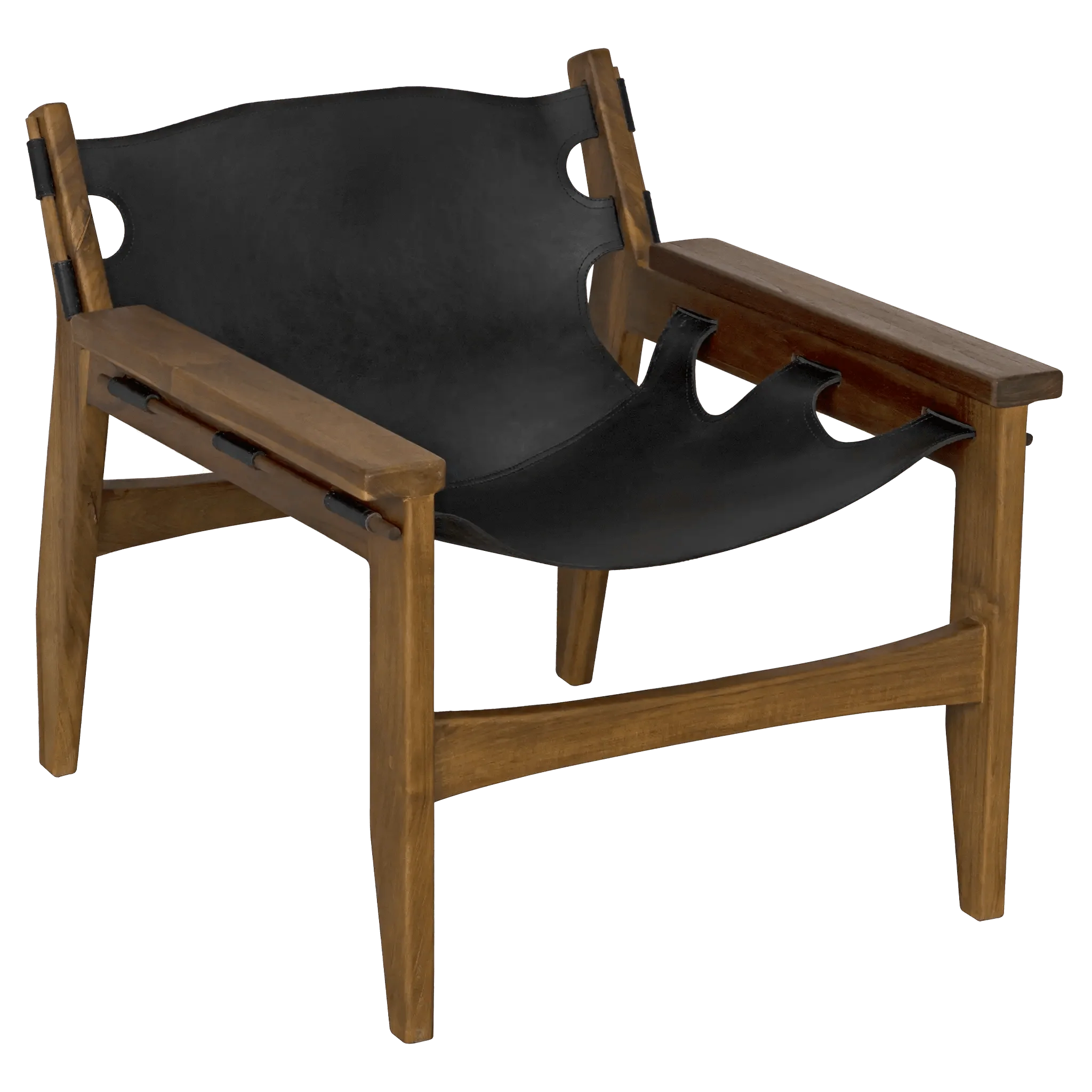 Nomo Chair, Teak with Leather - Frankwebs