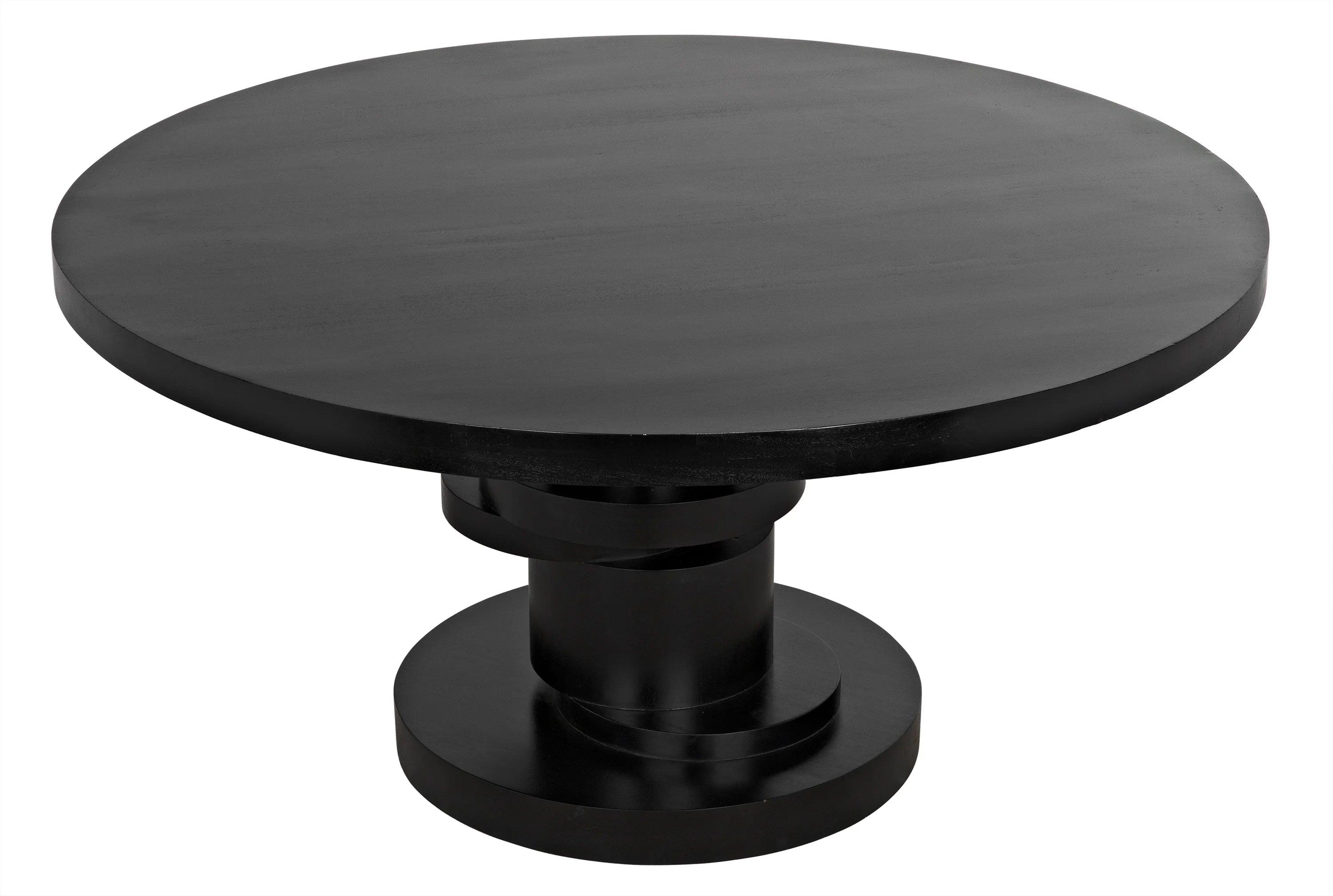 Hugo Dining Table, Hand Rubbed Black - Frankwebs