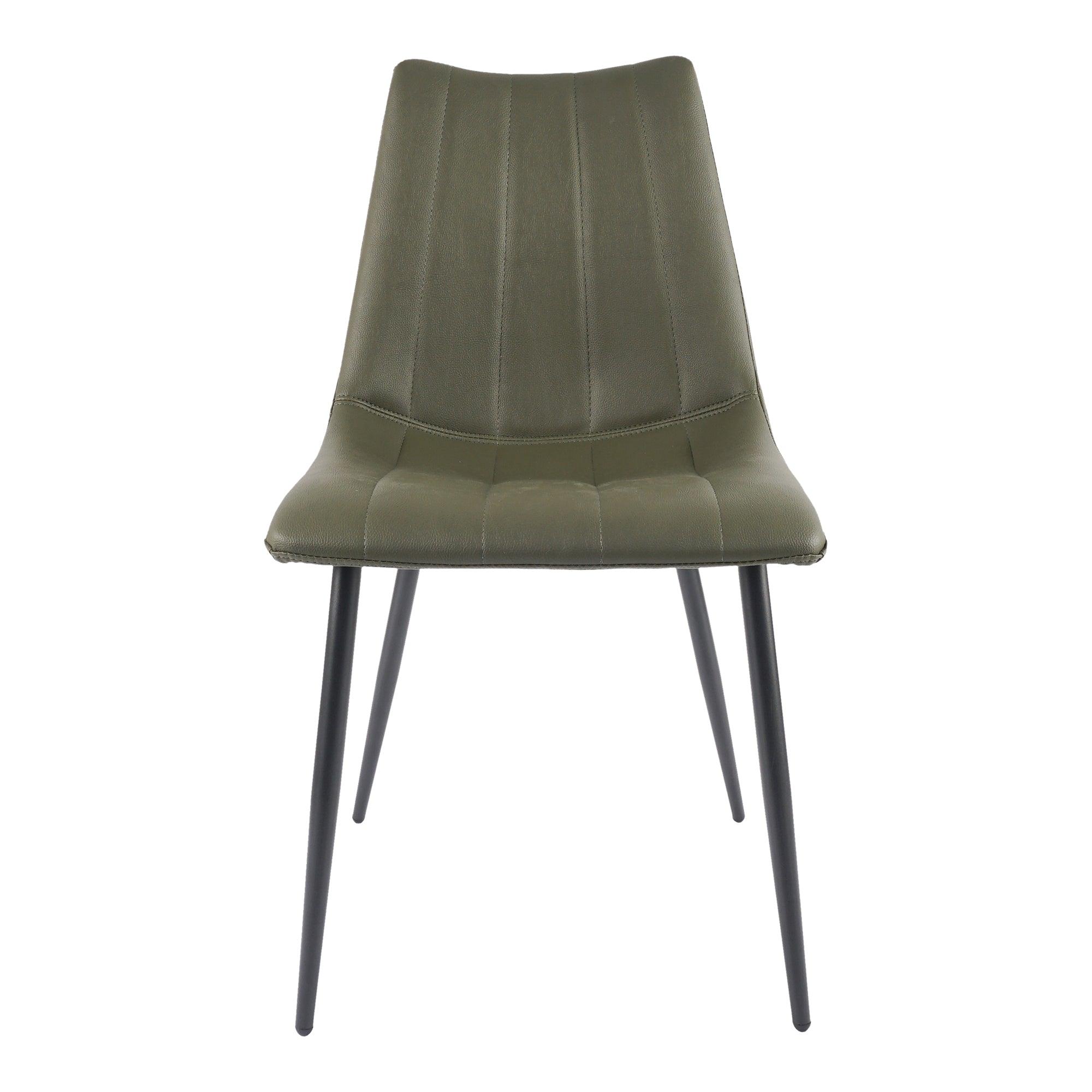 Alibi Dining Chair Dark Green - Set Of Two - Frankwebs