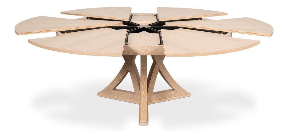 Casual Jupe Dining Table Bleached Oak Med - Frankwebs