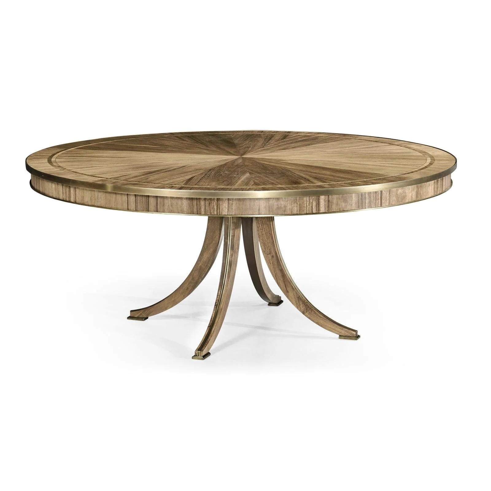 Hamilton Round Golden Amber Dining Table - Frankwebs