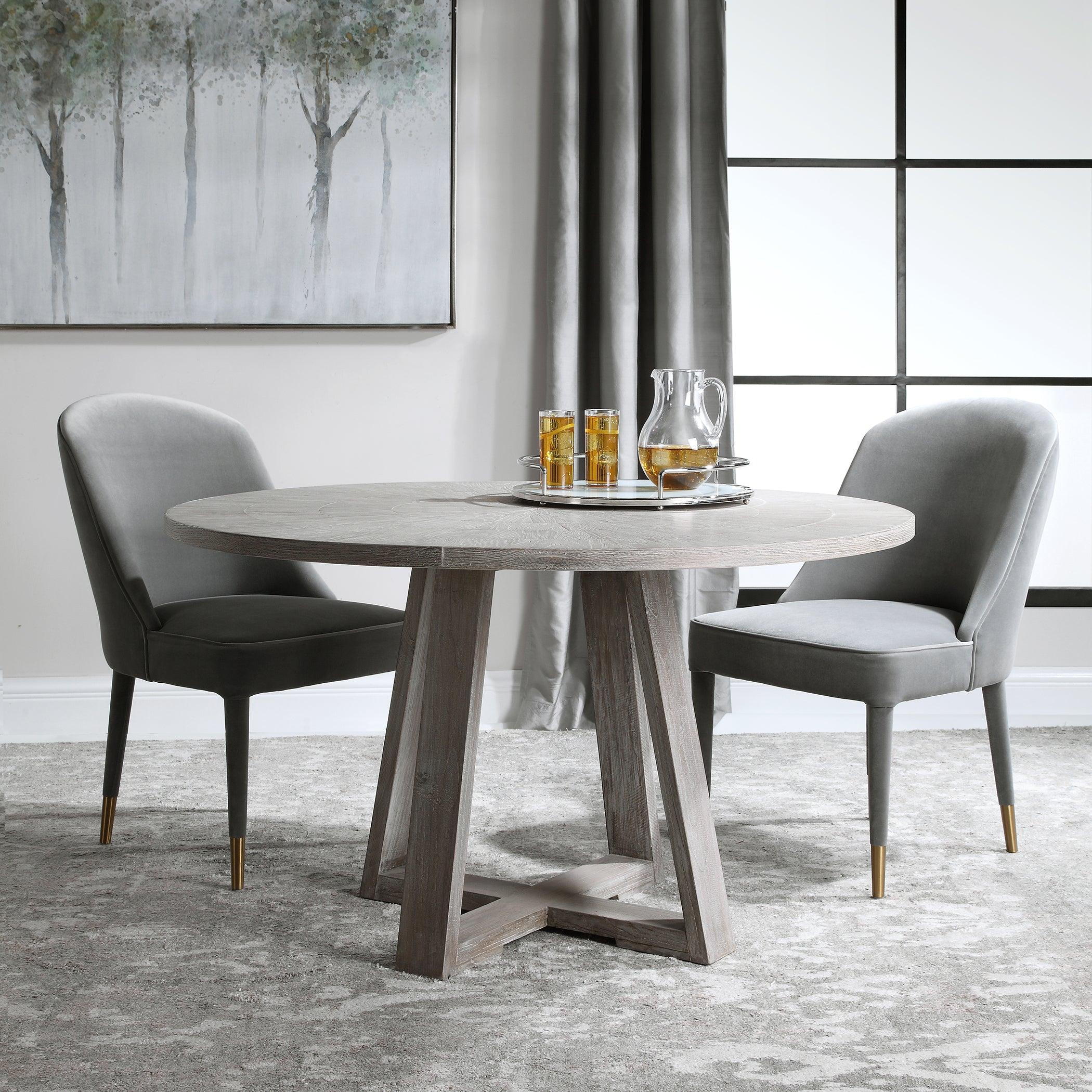 GIDRAN GRAY DINING TABLE - Frankwebs