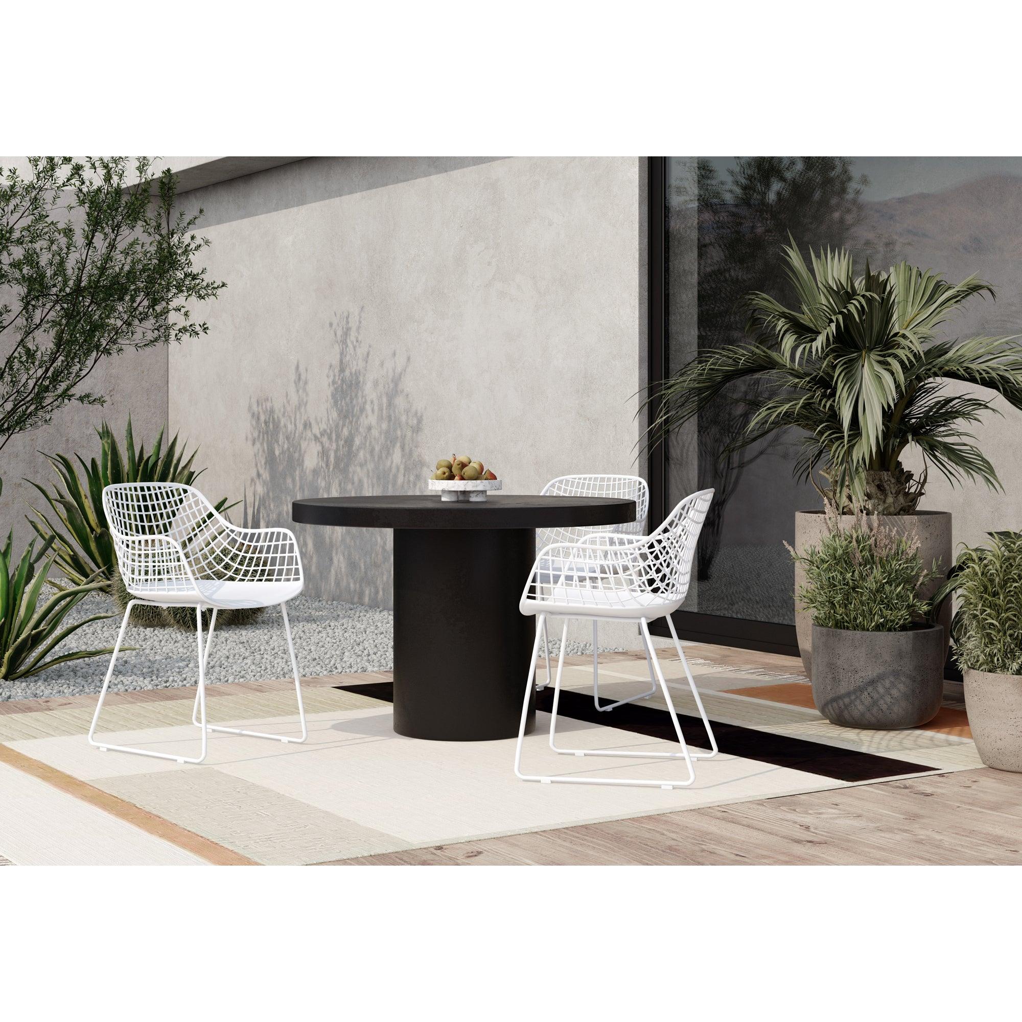 Cassius Outdoor Dining Table Black - Frankwebs