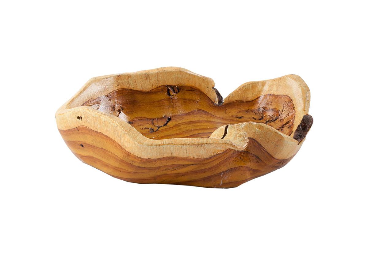 Burled Bowl, Faux Wood - Frankwebs