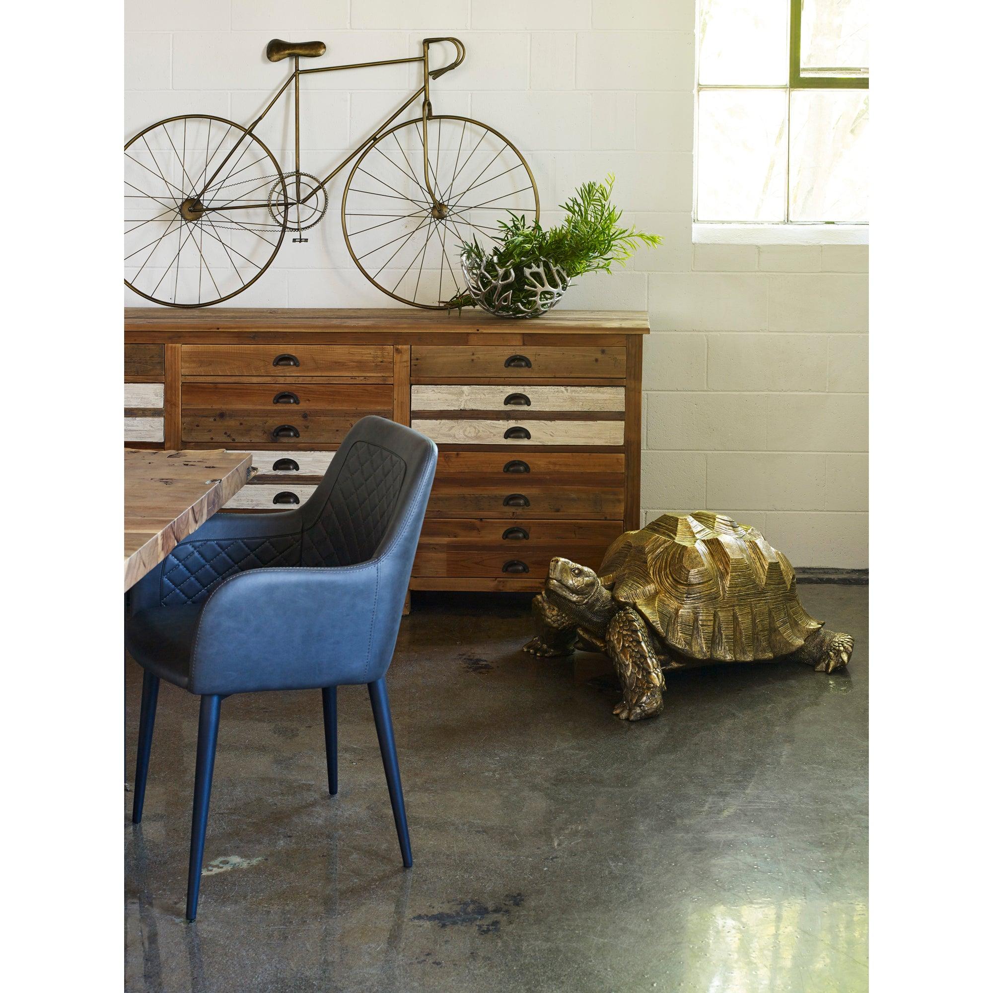 Cantata Dining Chair Mayon Black Vegan Leather - Set Of Two - Frankwebs