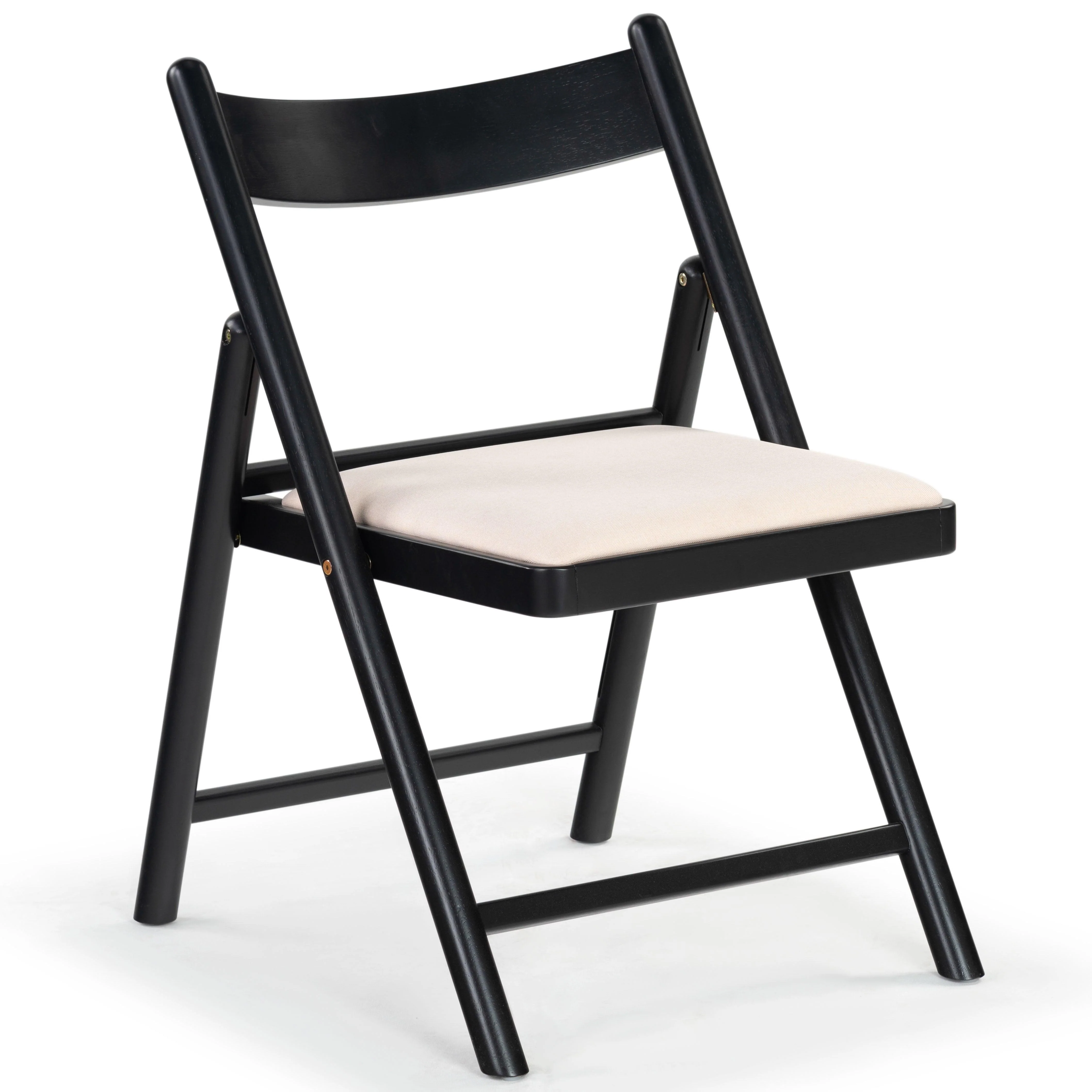 Jacie Linen Seat Folding Chair - Frankwebs