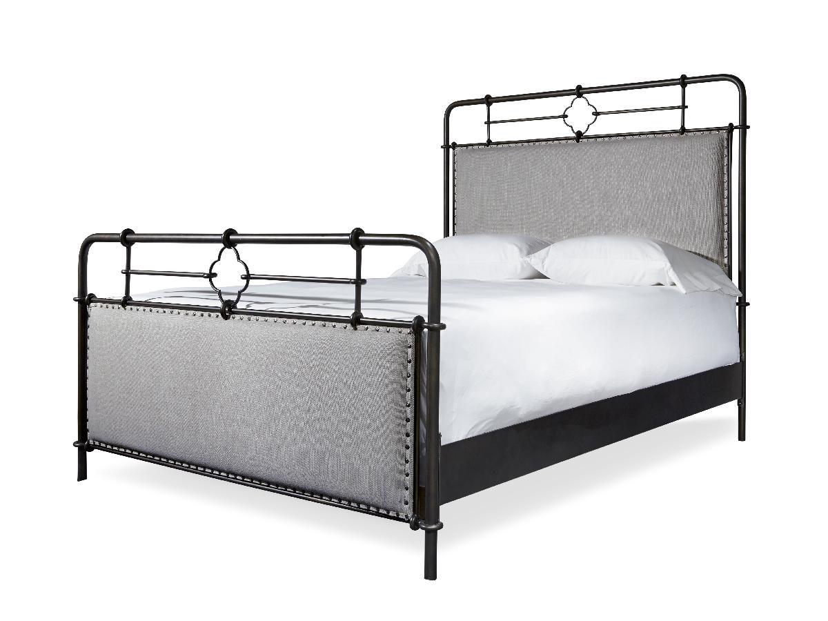 Curated Upholstered Metal Bed - Frankwebs
