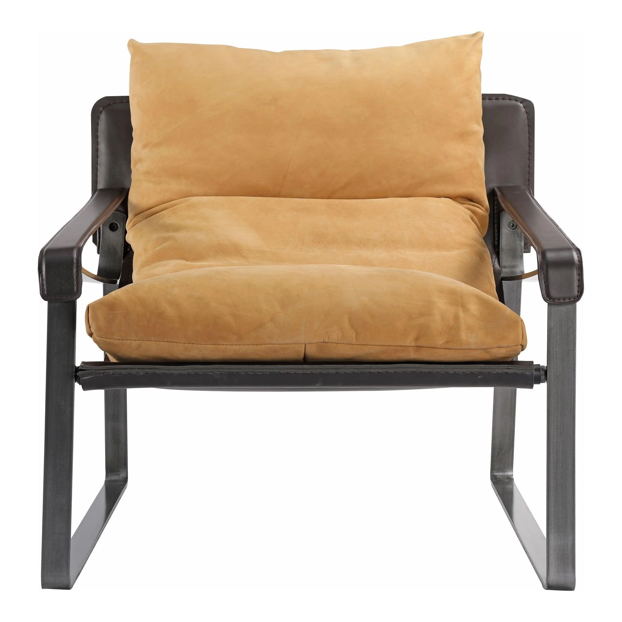 Connor Club Chair Sunbaked Tan Leather - Frankwebs