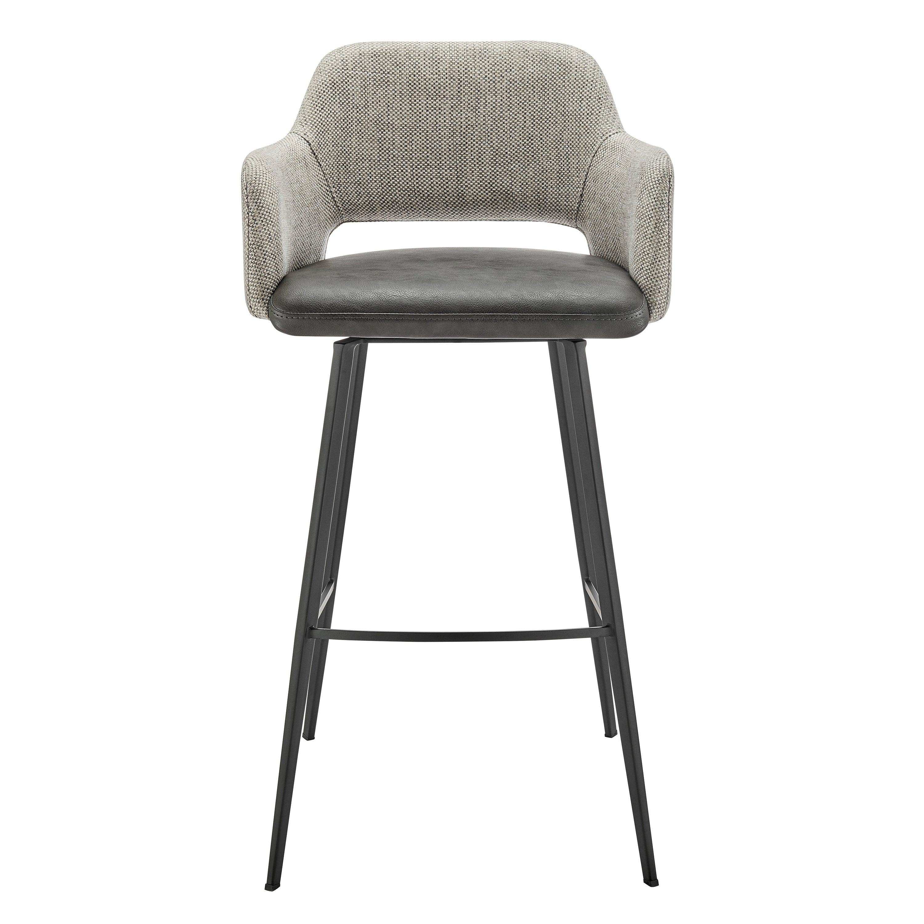 Desi Swivel Bar Stool - Set of 1 - Frankwebs