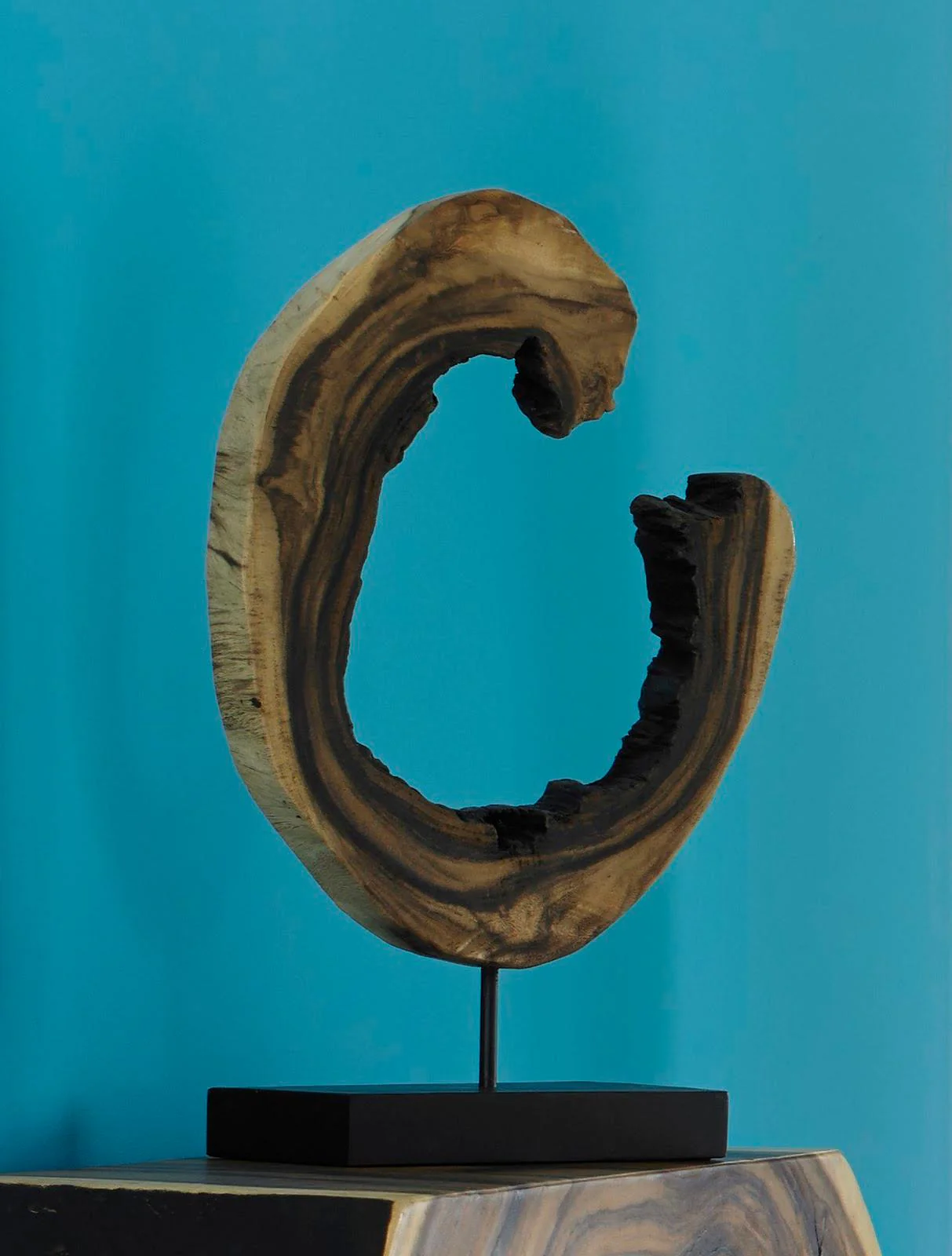 Creature Sculpture on Stand, Natural - Frankwebs