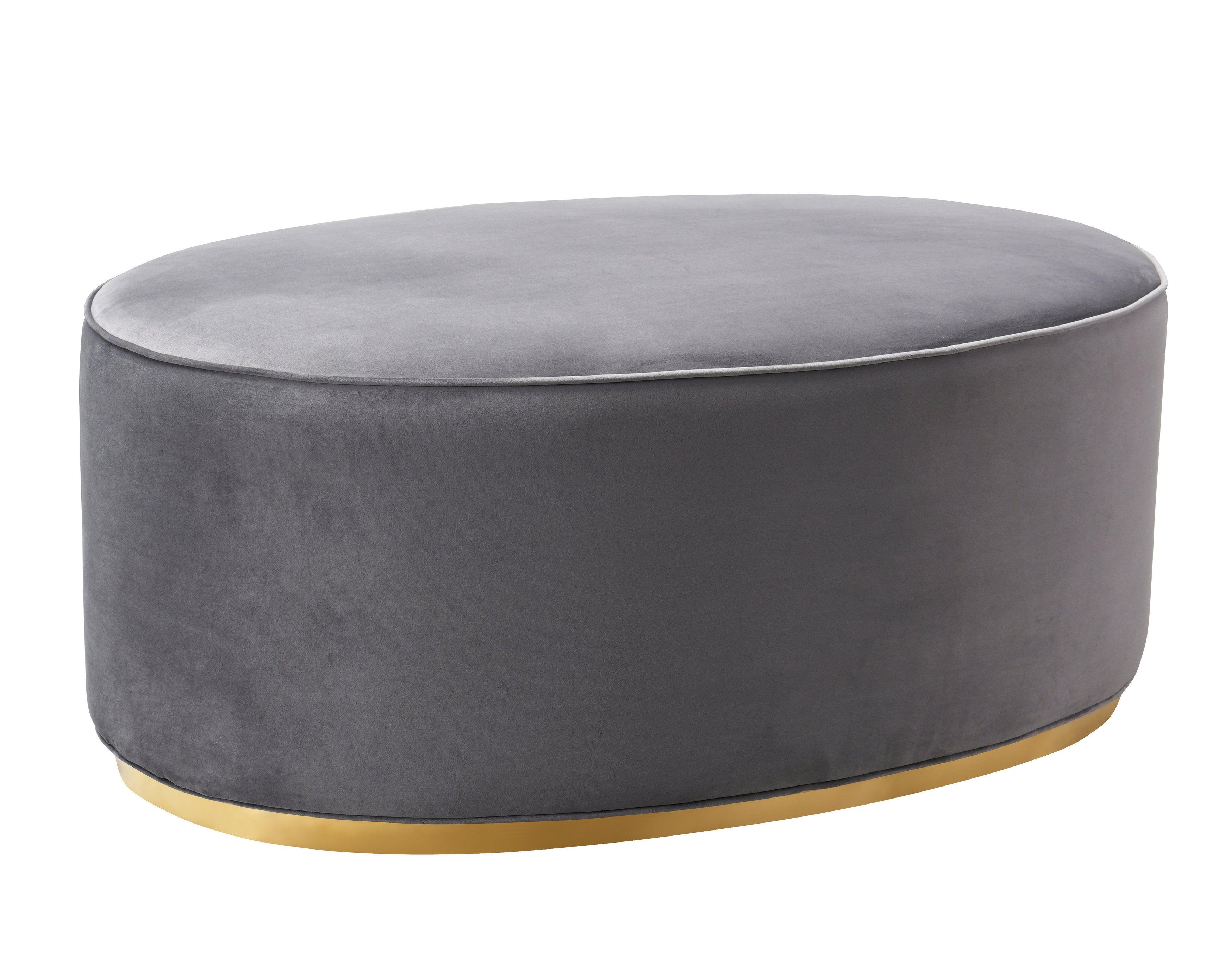 Scarlett Grey Ottoman - Frankwebs