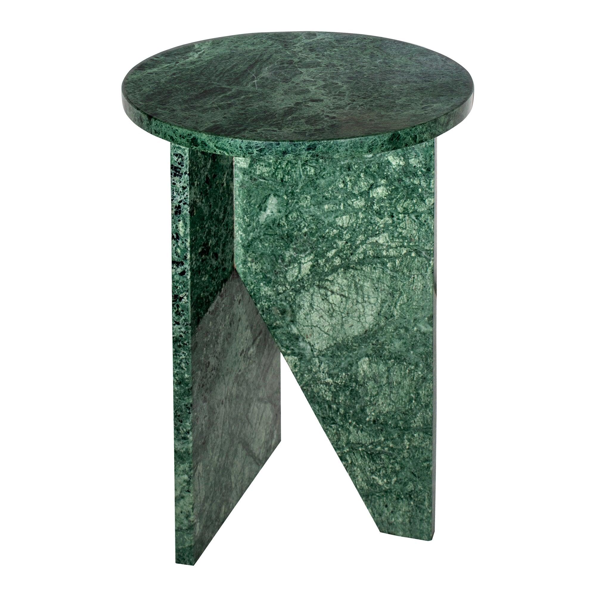 Grace Accent Table Green Marble - Frankwebs