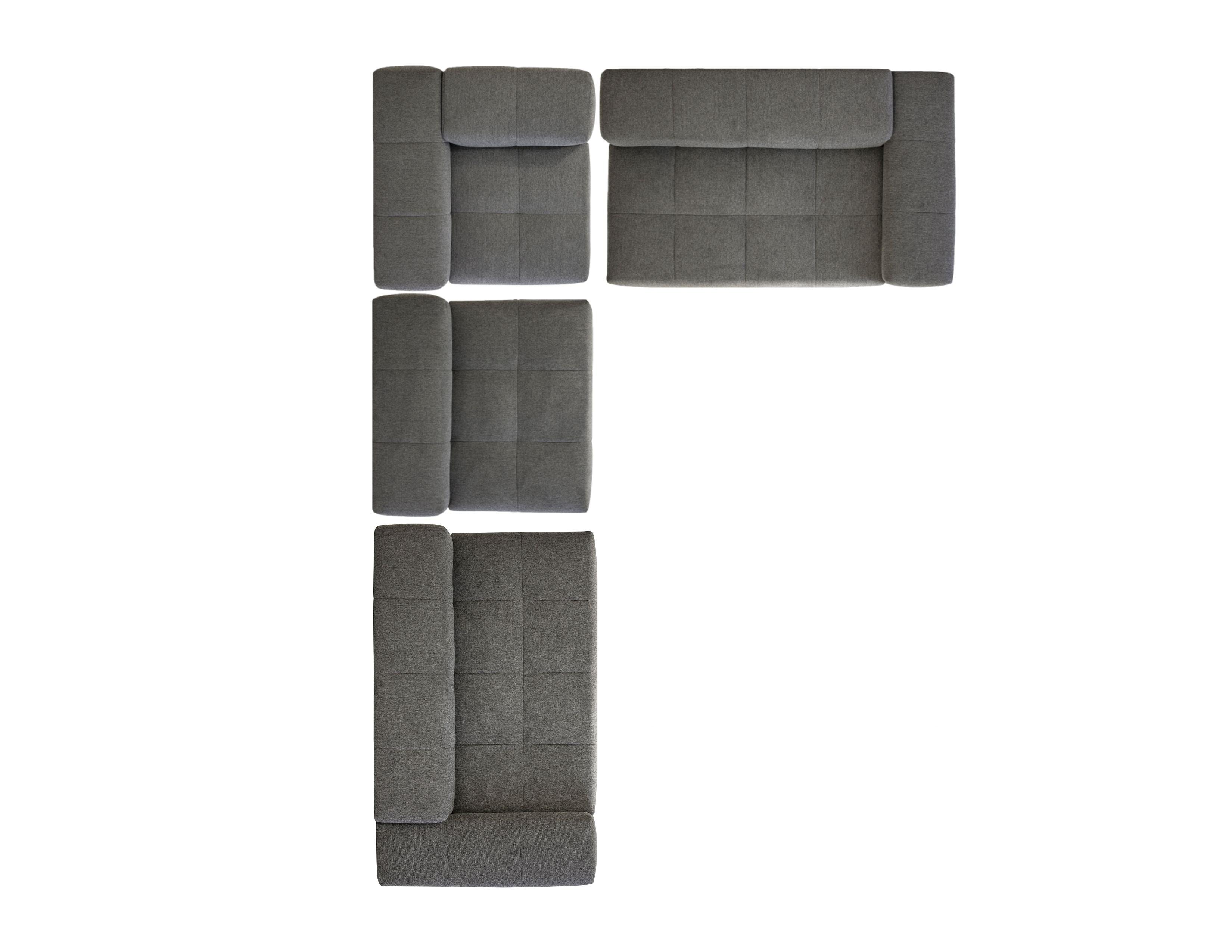MALLOW Sectional 4-Piece (Corner, RAF, LAF, 1 Armless) - Frankwebs