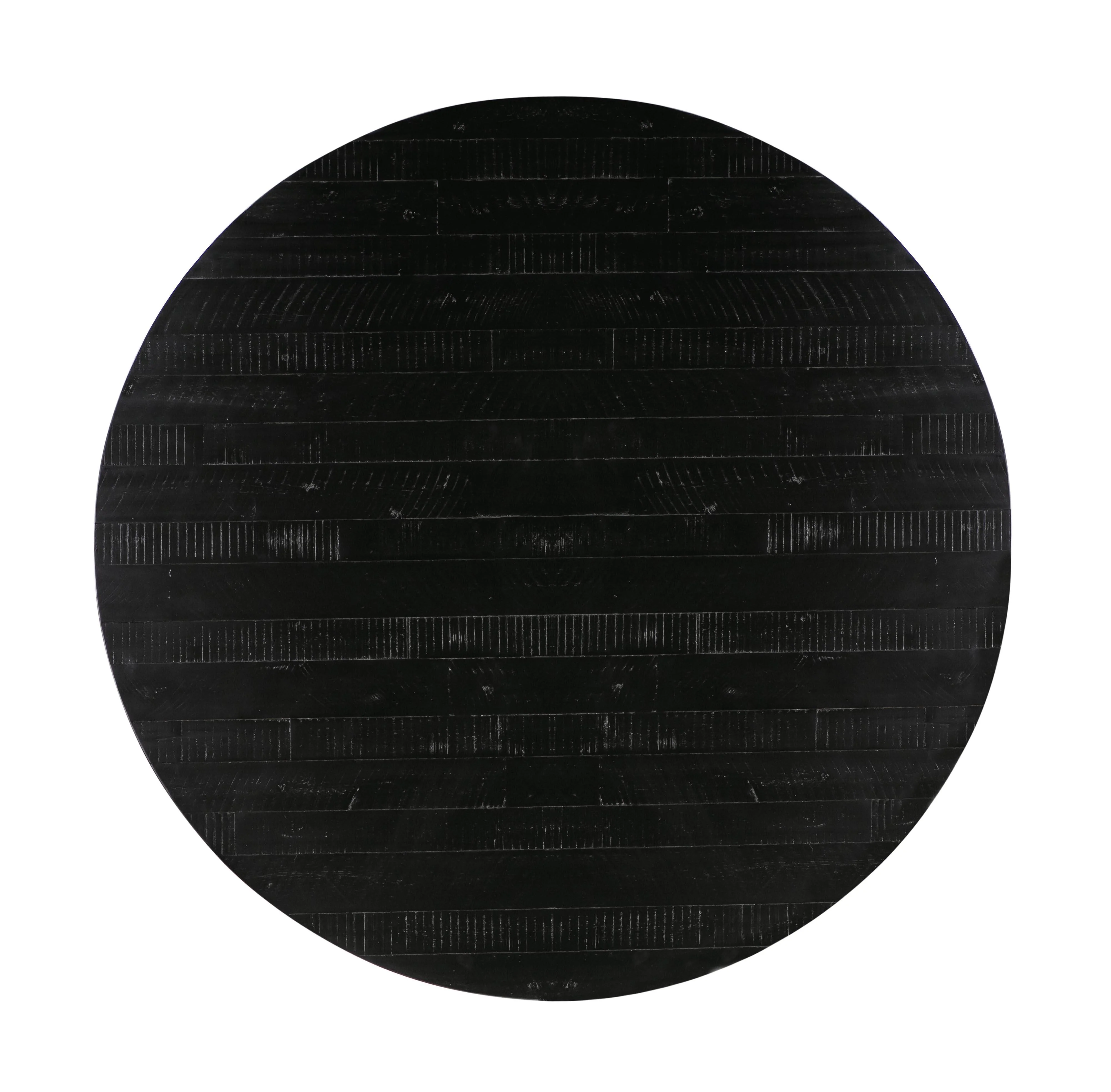 Rishi Black Rope Round Table - Frankwebs