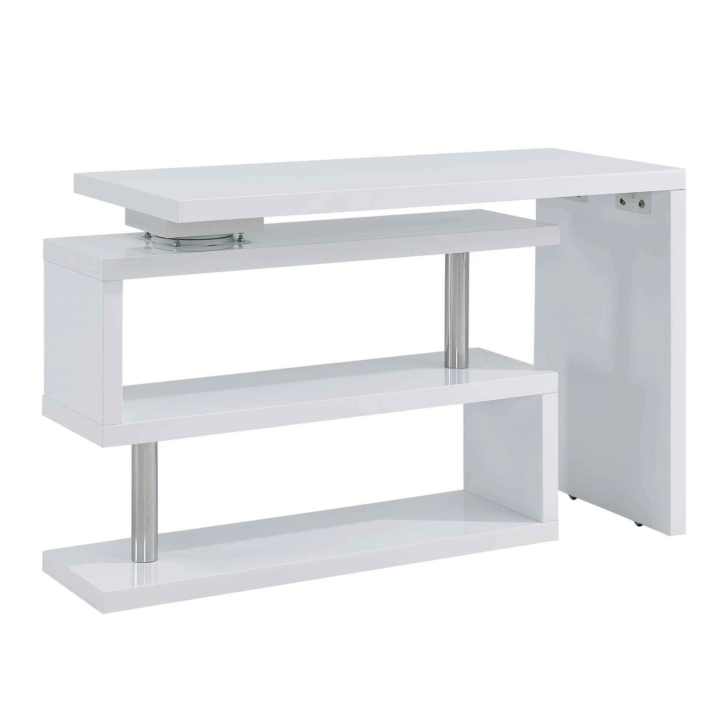 Yates Multifunctional Corner/L Desk w/ Shelves - Frankwebs