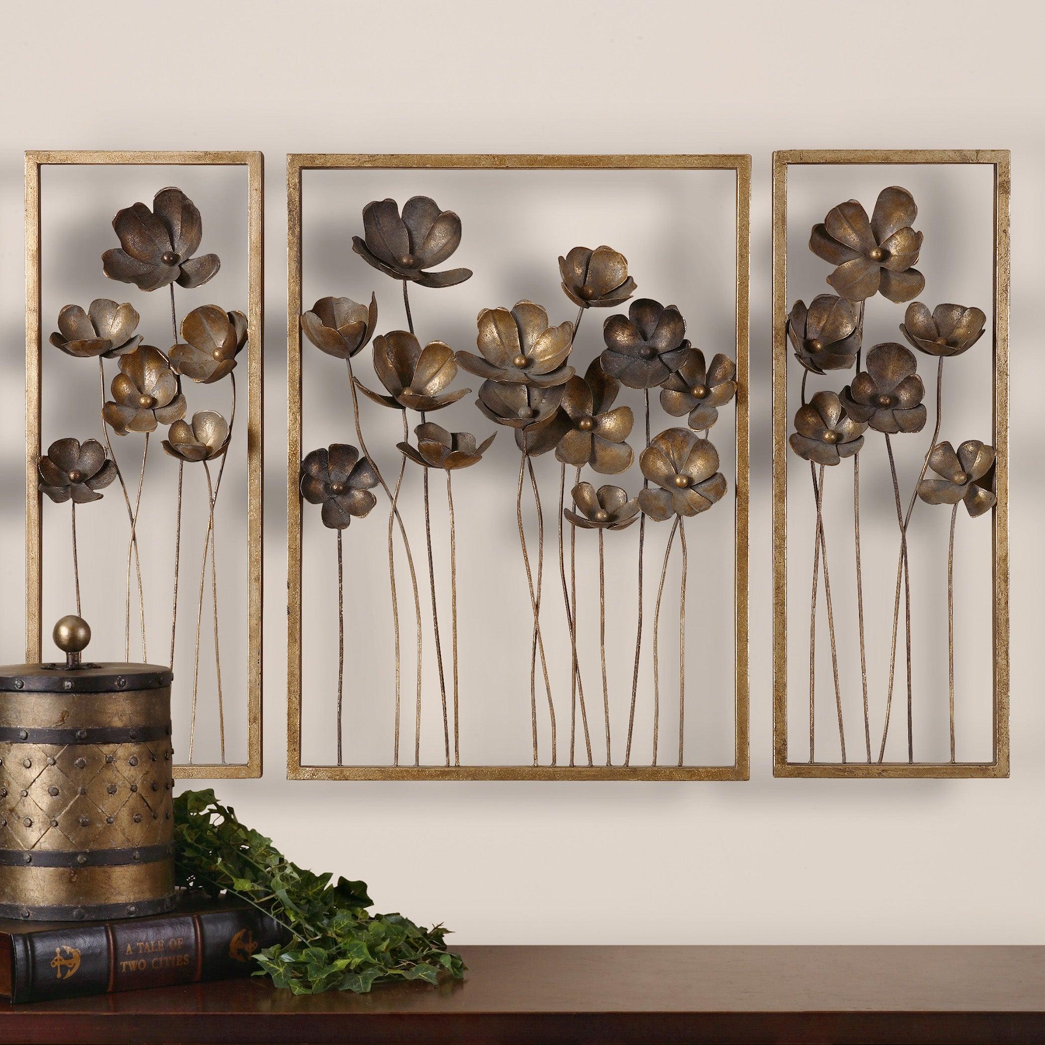 METAL TULIPS WALL ART SET/3 - Frankwebs