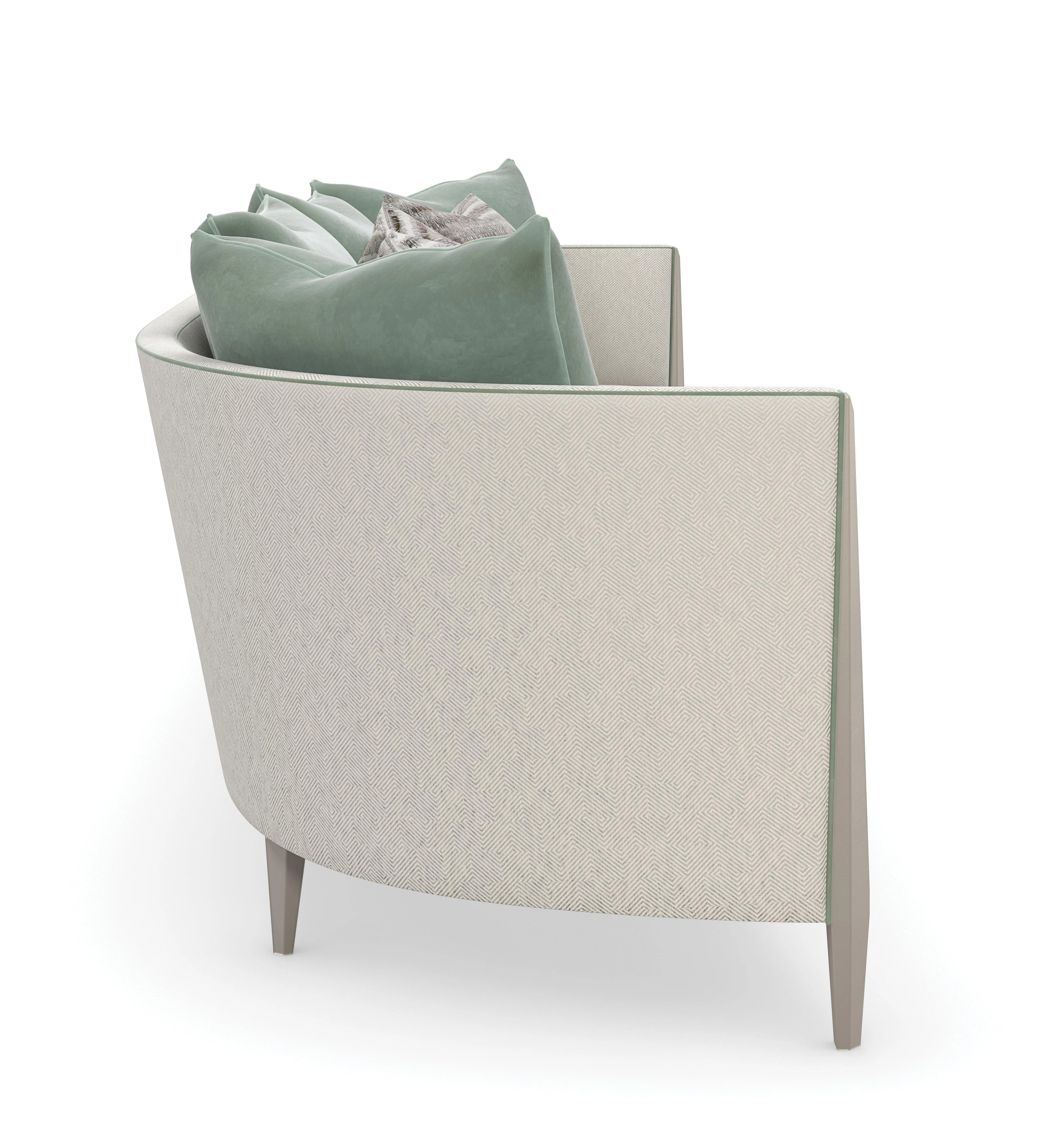 Piping Hot Sofa - Silver Shadow - Frankwebs