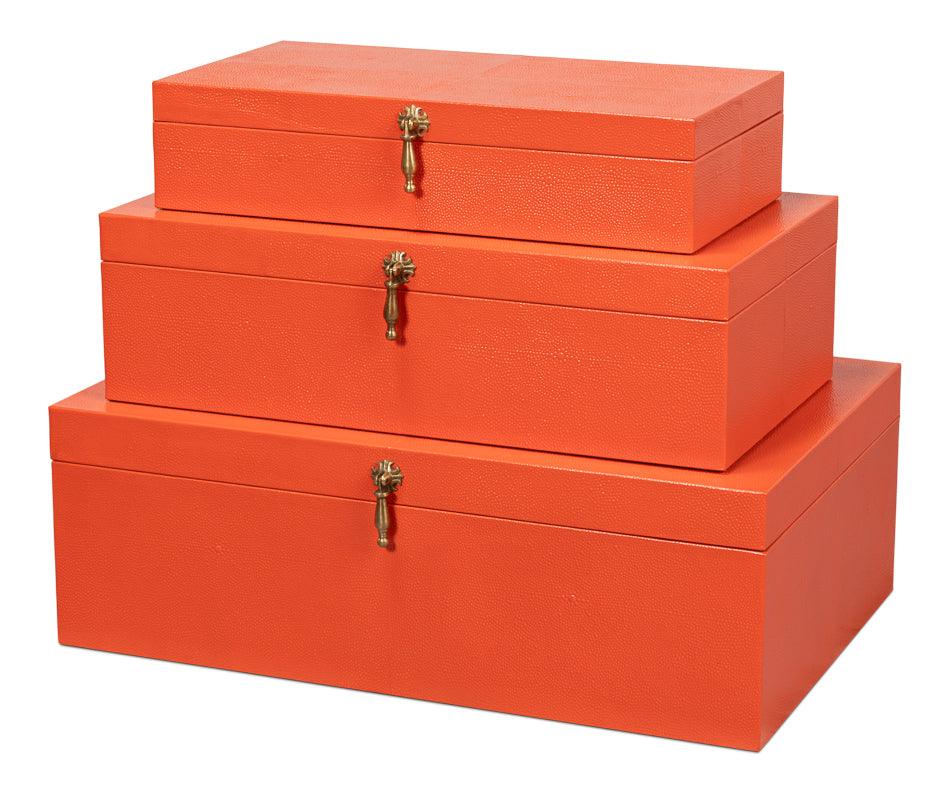 Cosmos Nesting Boxes S/3 Orangeade - Frankwebs