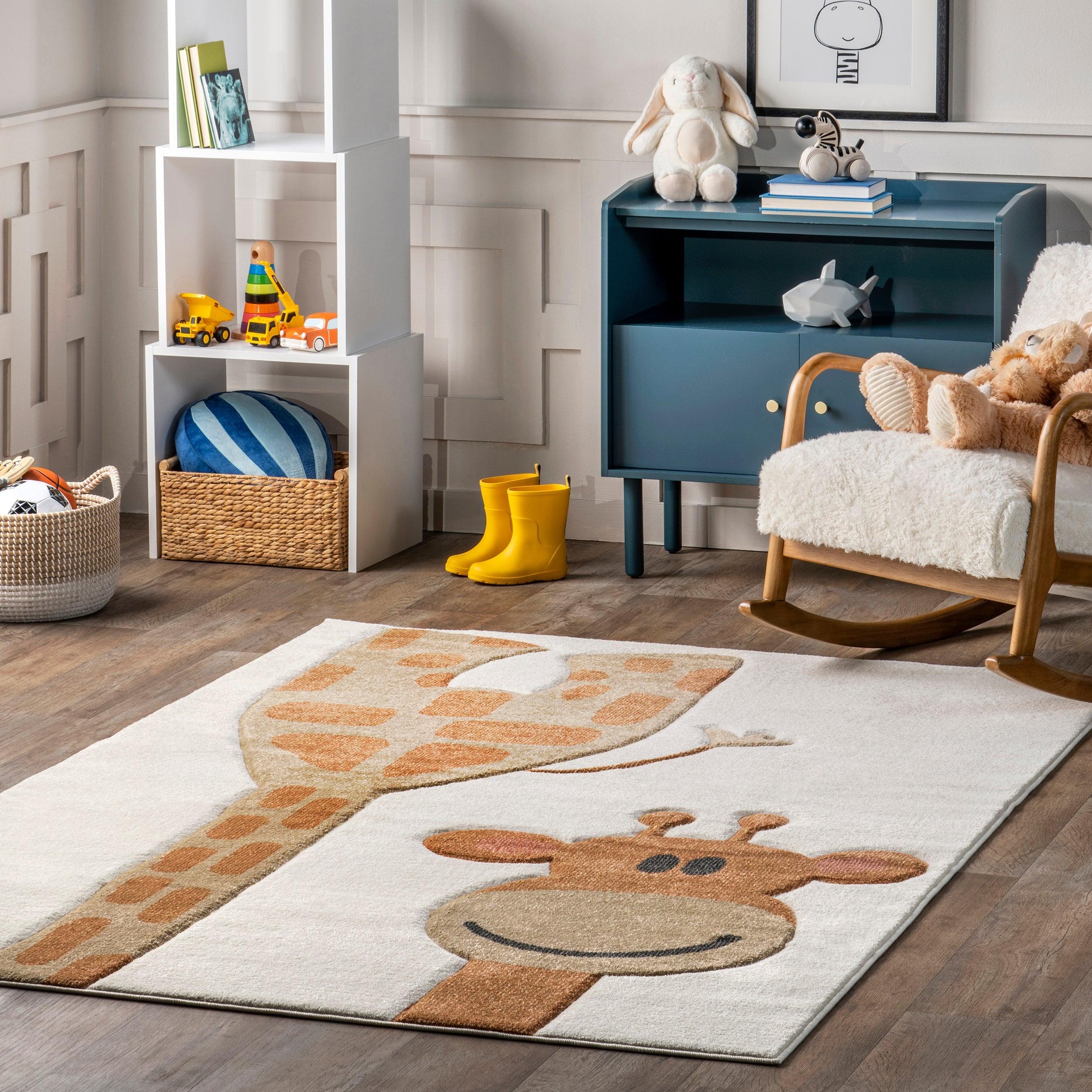 Anabell Giraffe Kids Area Rug - Frankwebs