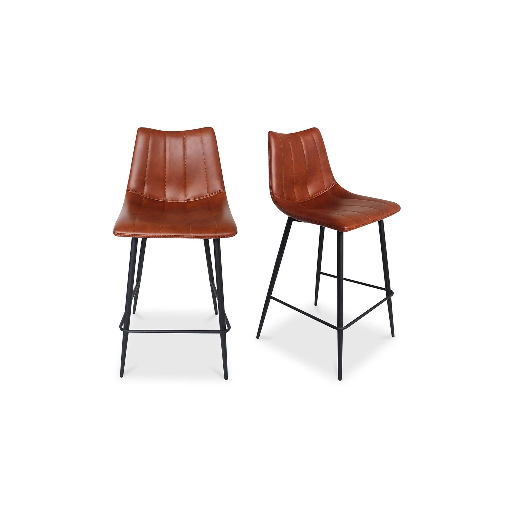 Alibi Counter Stool Brown - Set Of Two - Frankwebs