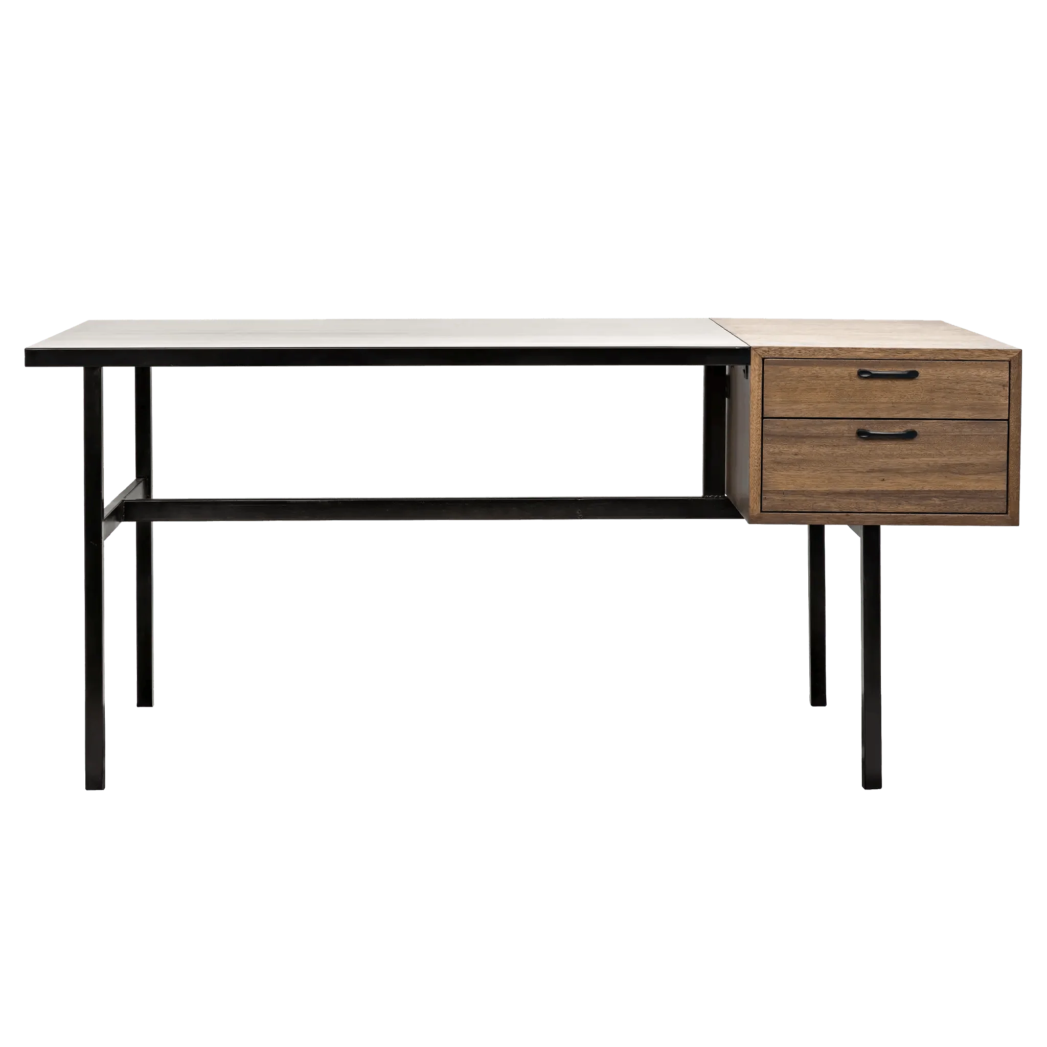 Algeron Desk with Black Steel - Frankwebs