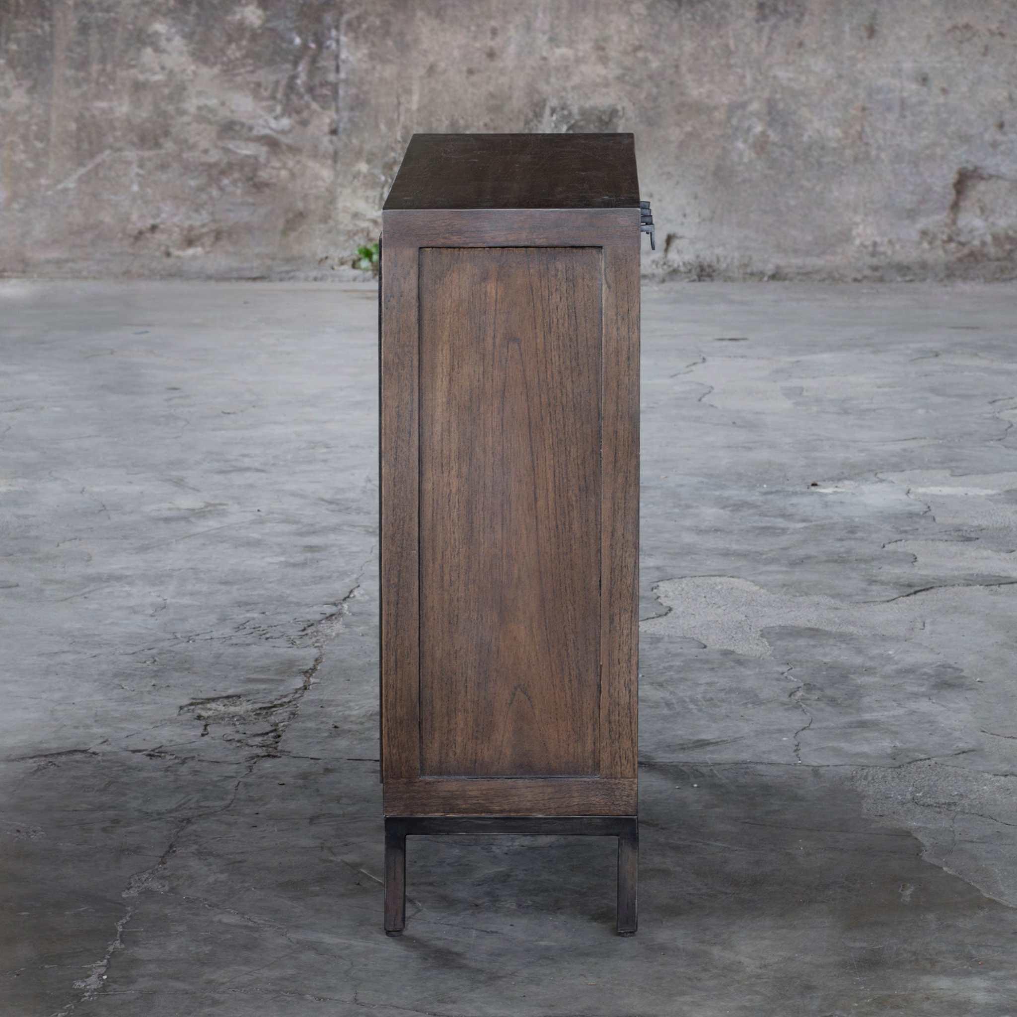 Nadie Light Walnut Console Cabinet - Frankwebs