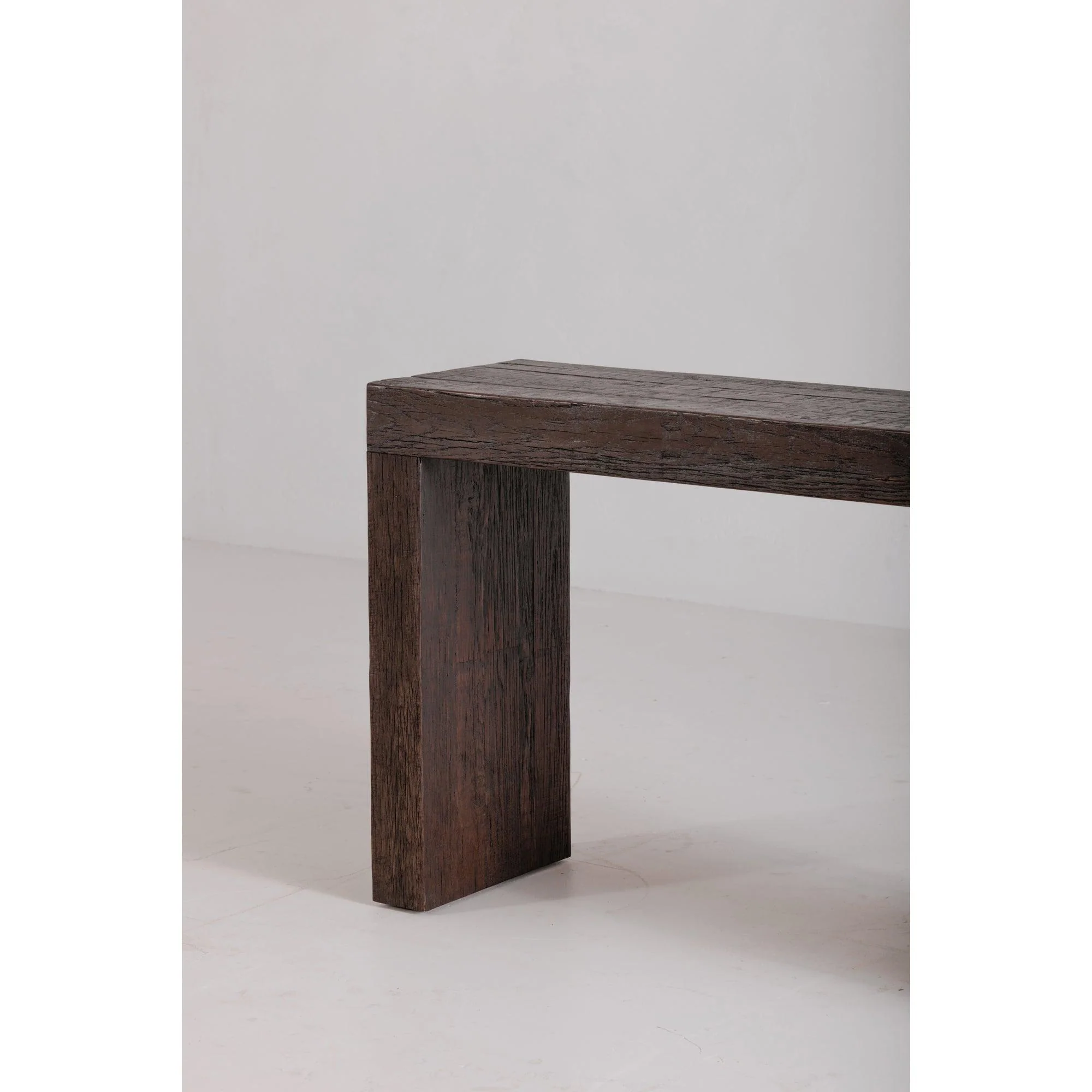 Evander Console Table Rustic Brown - Frankwebs