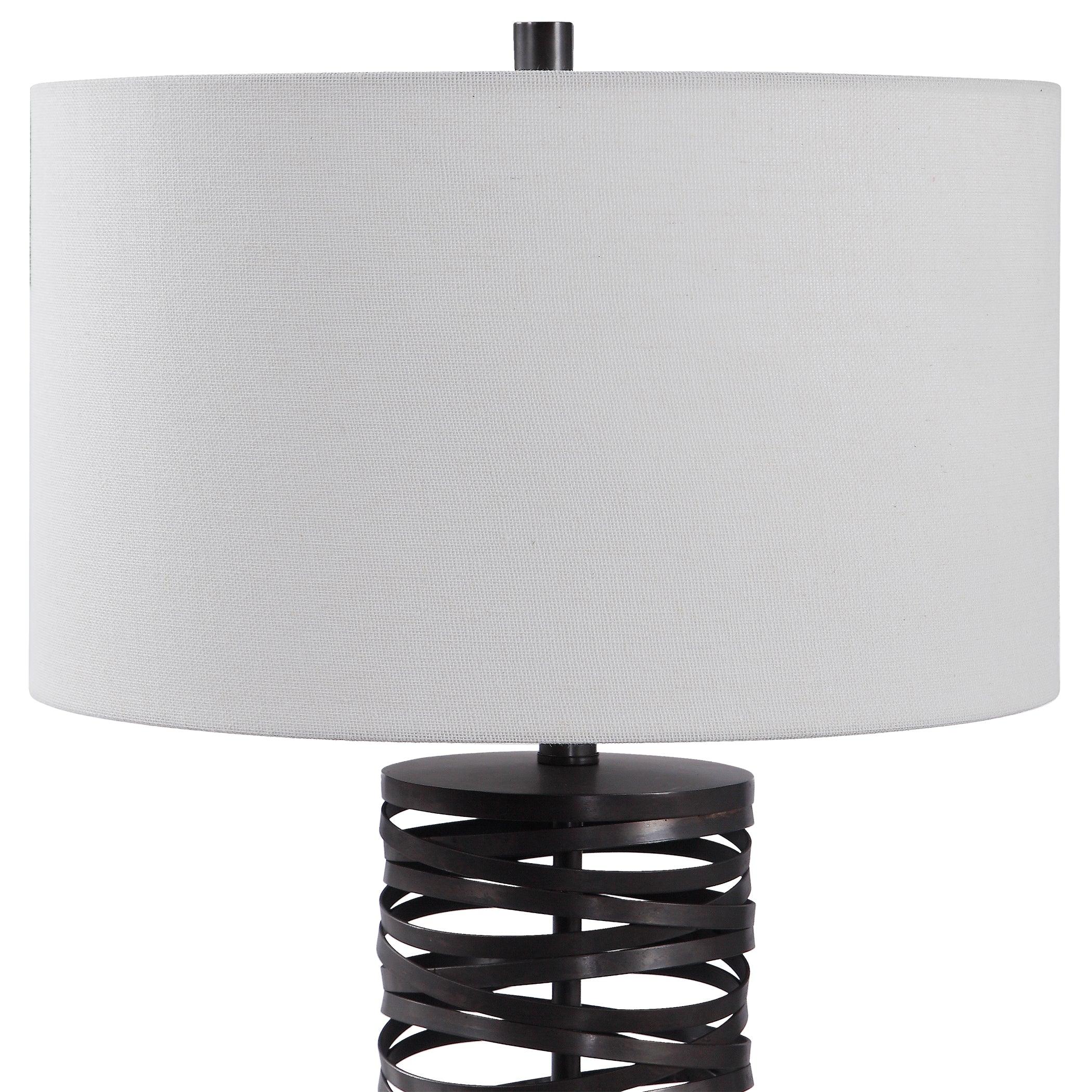 ALITA RUST BLACK TABLE LAMP - Frankwebs