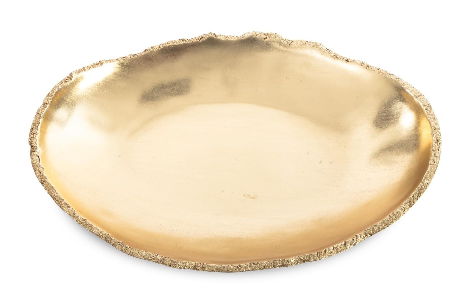 Broken Egg Bowl, White and Gold Leaf, Extra Large - Frankwebs