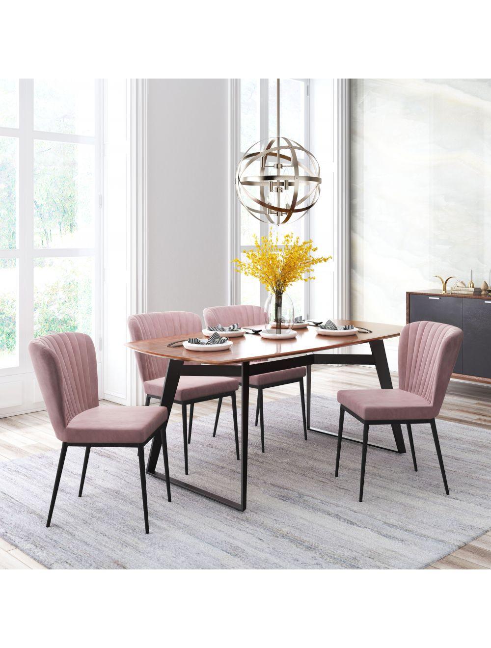 Tolivere Dining Chair (Set of 2) Pink - Frankwebs