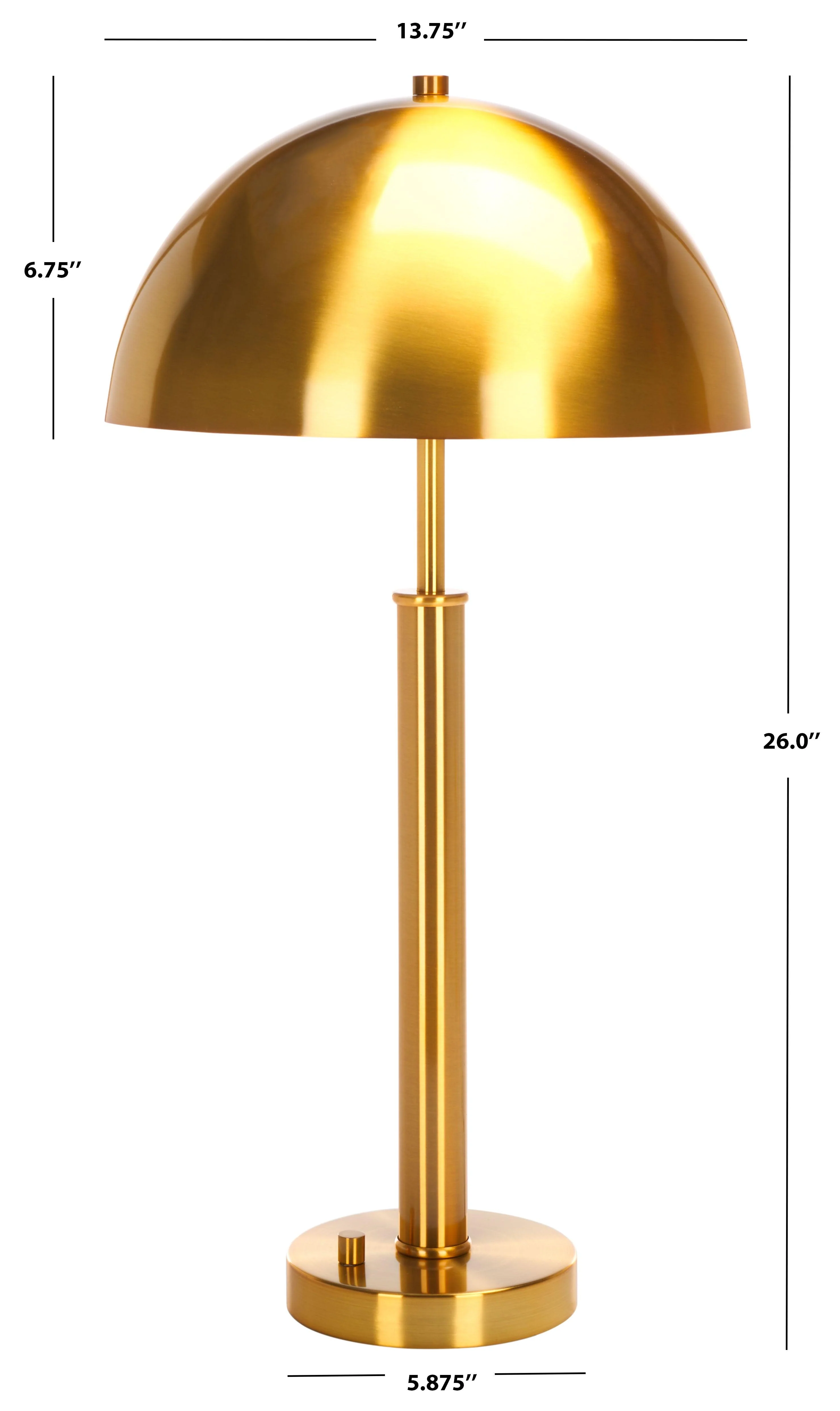 HARVEY METAL DOME TABLE LAMP - Frankwebs