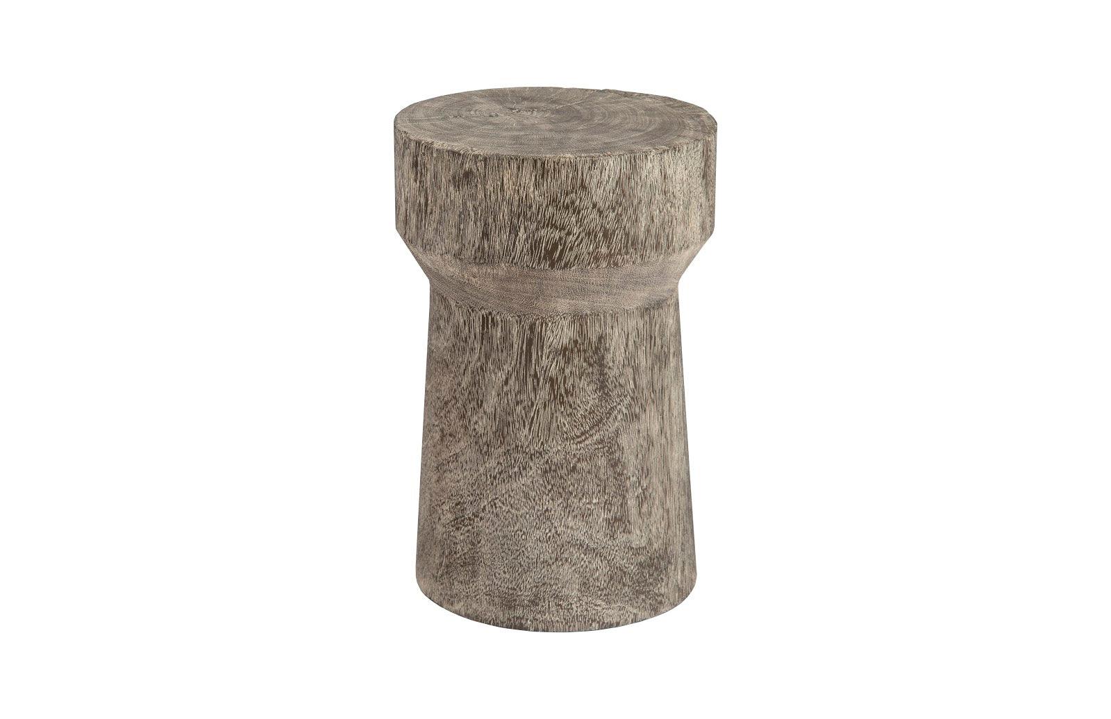Curved Wood Stool, Thick , Gray Stone, Gray Stone - Frankwebs