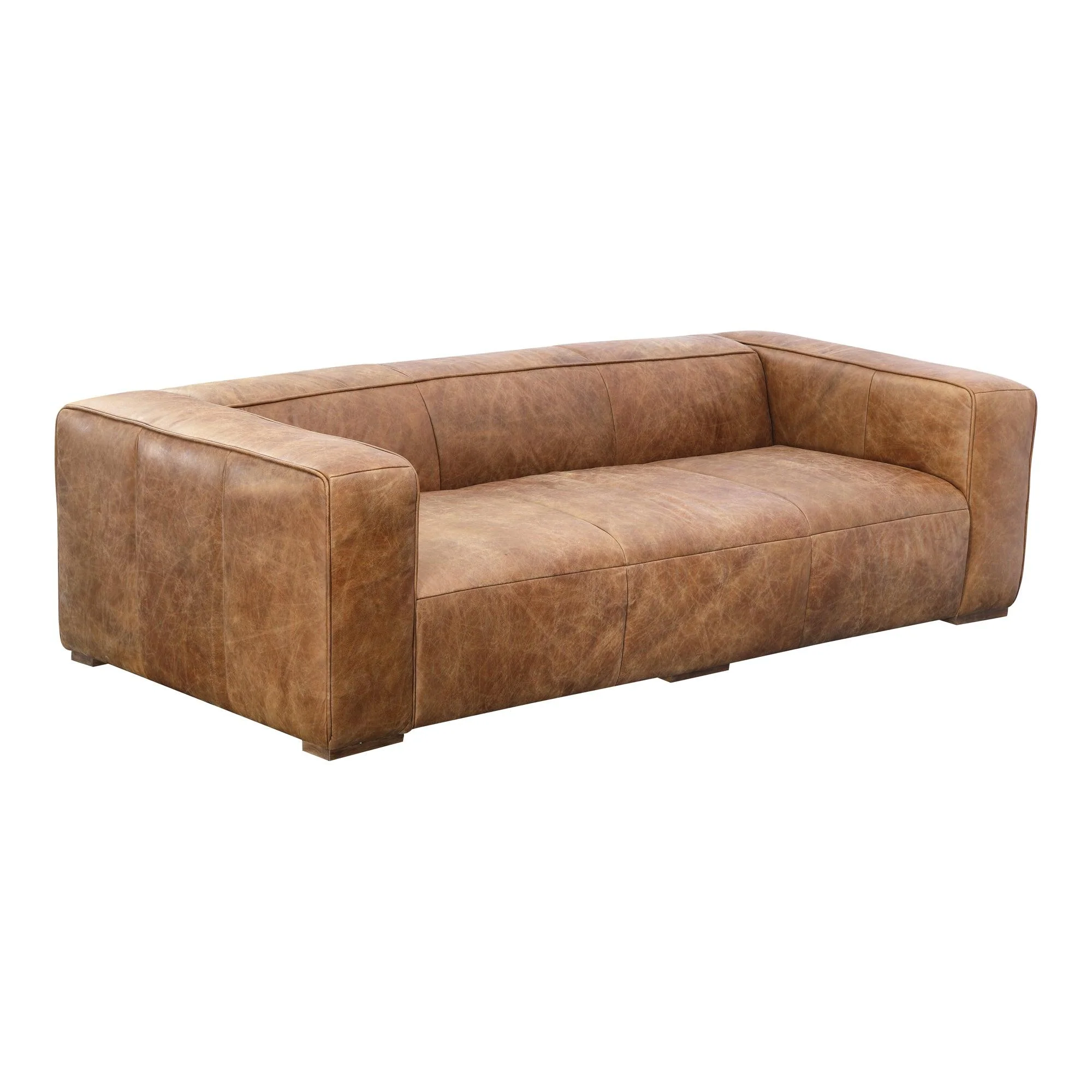 Bolton Sofa Open Road Brown Leather - Frankwebs