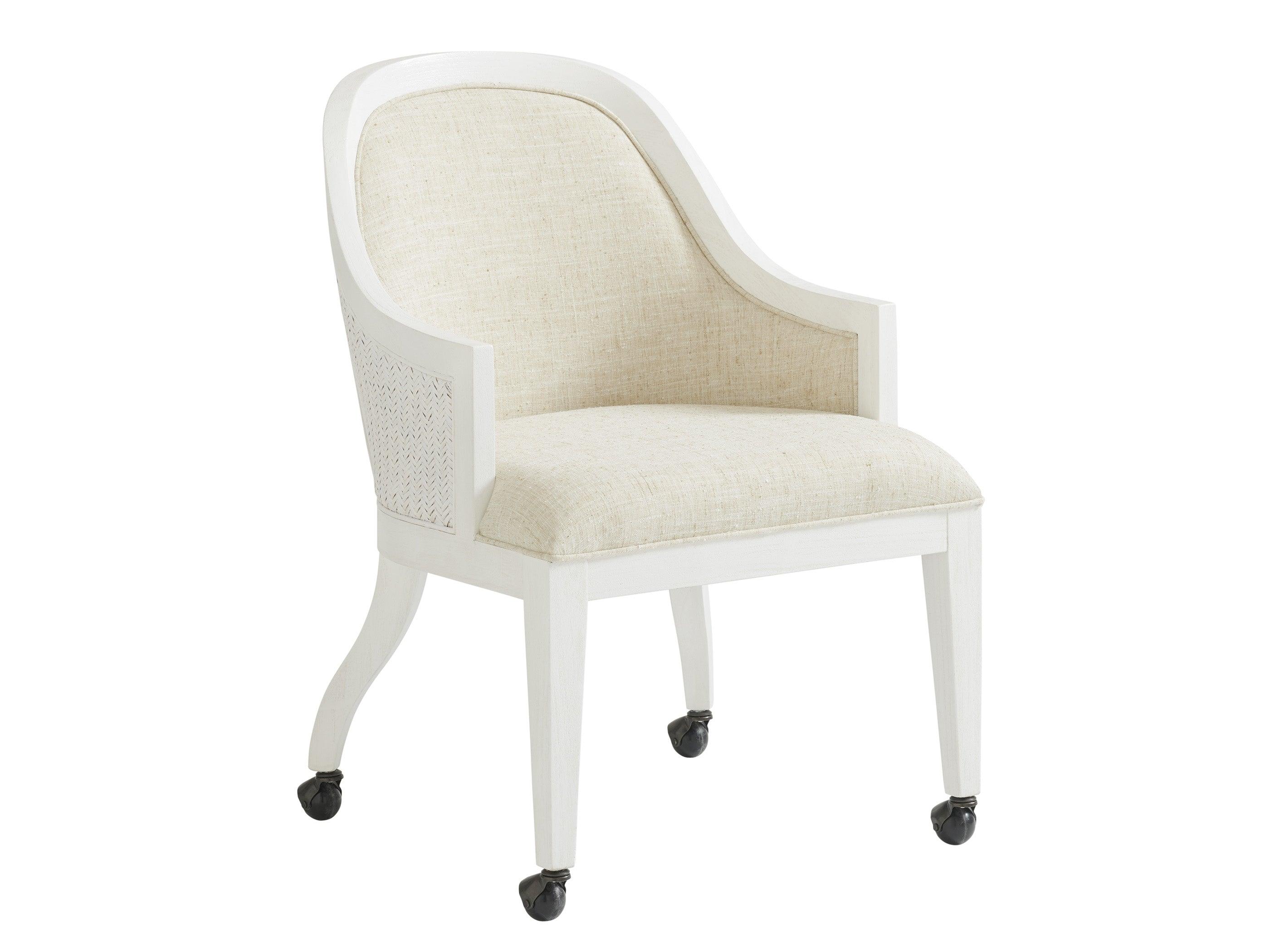 Ocean Breeze Bayview Arm Chair With Casters - Frankwebs