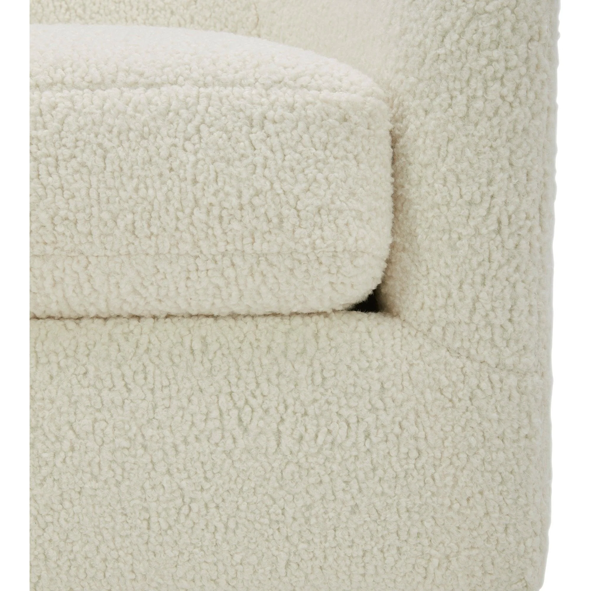 Oscy Swivel Chair Vegan Shearling White - Frankwebs