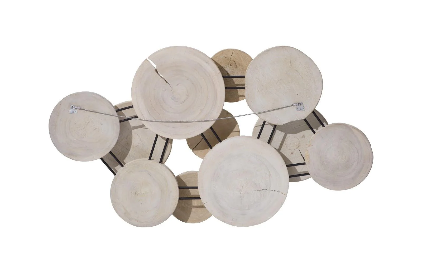 Clouds Wall Art, Bleached Finish - Frankwebs