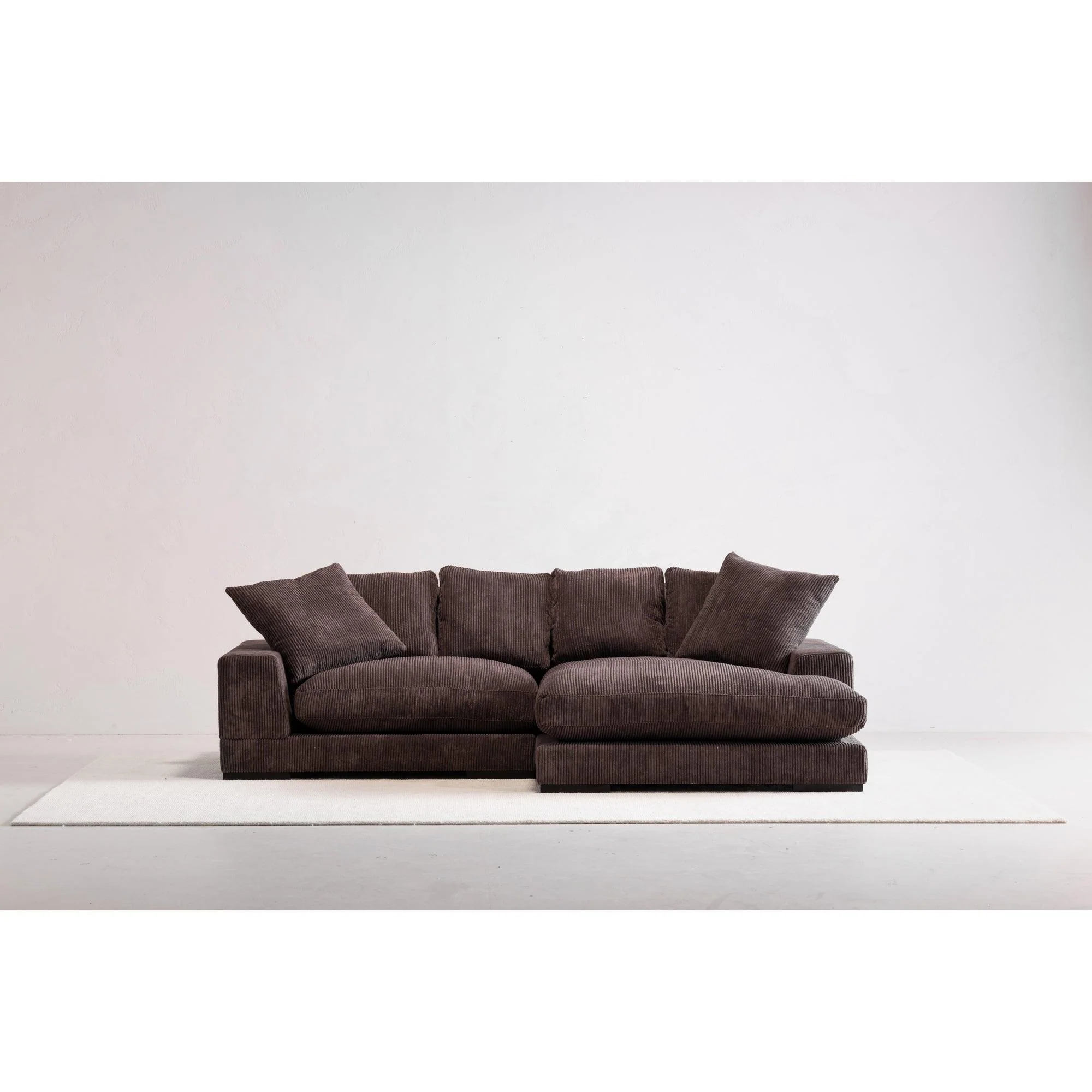 Plunge Sectional Dark Brown - Frankwebs