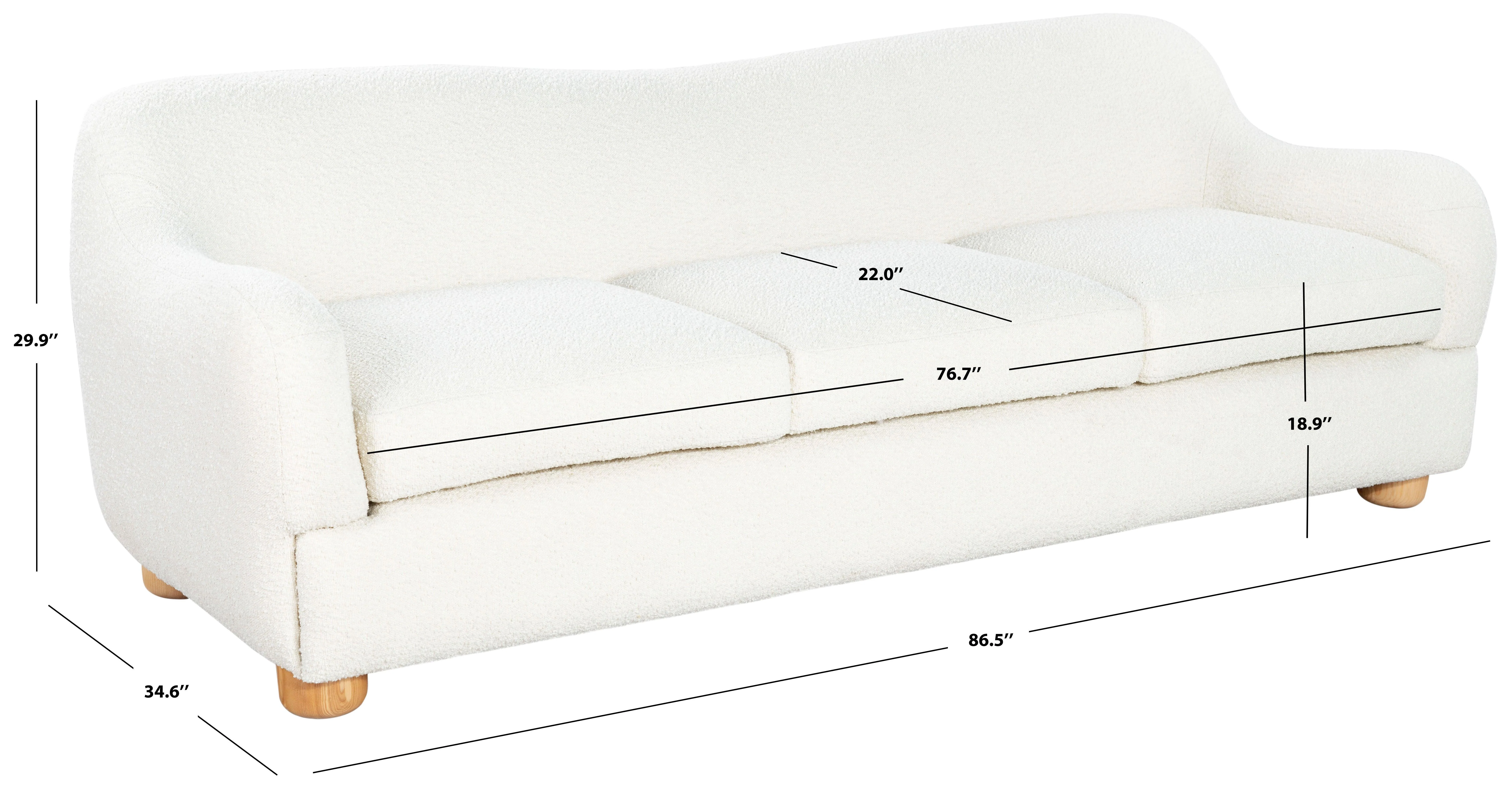 DYANNA BOUCLE SOFA - Frankwebs