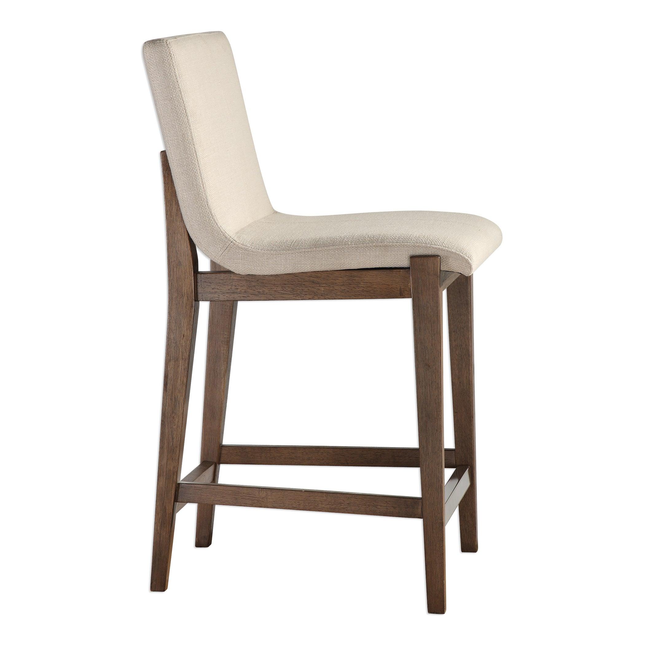 KLEMENS LINEN COUNTER STOOL - Frankwebs