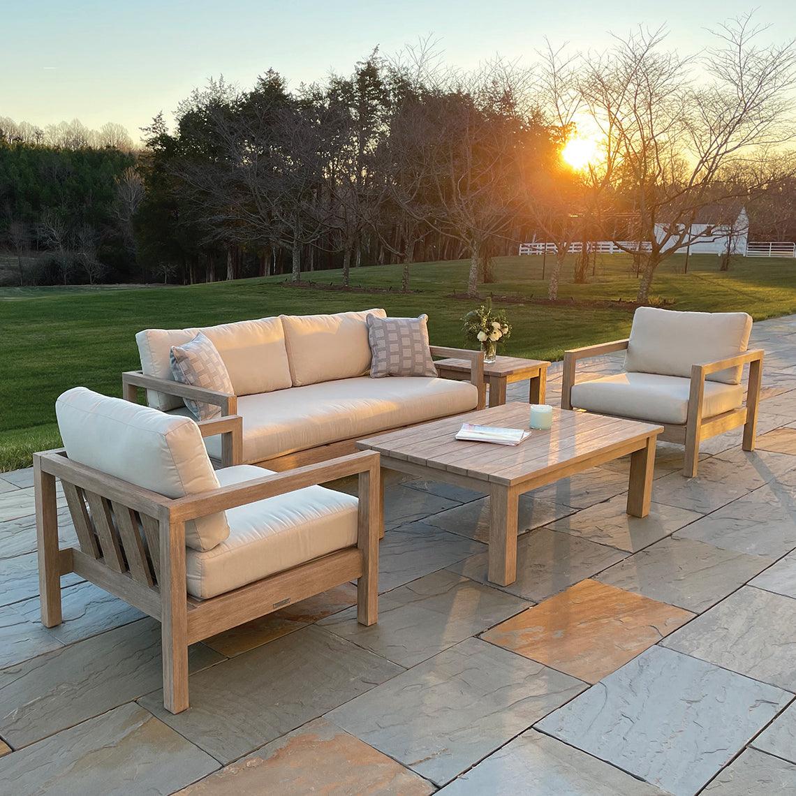 Montauk Deep Seating Sofa Distressed/Rustic - Frankwebs