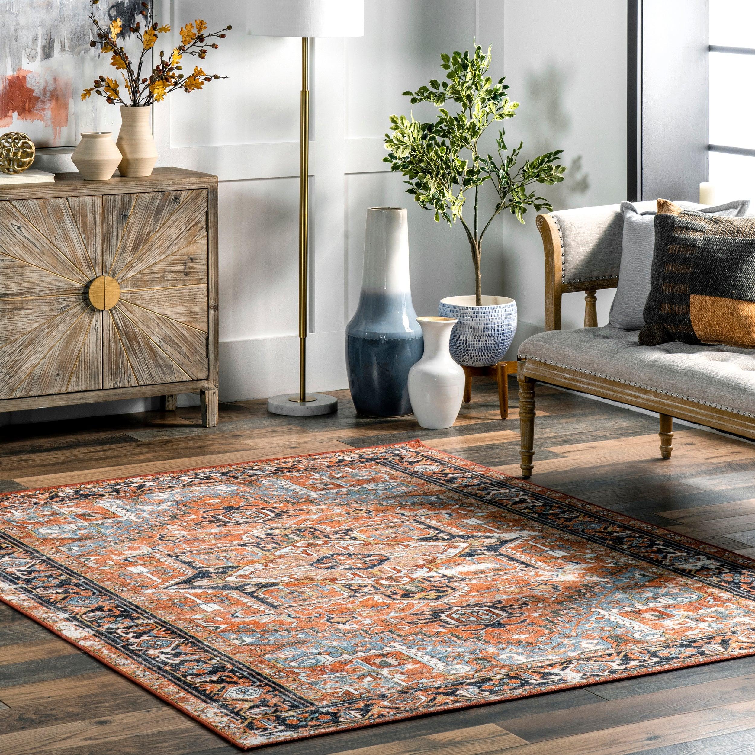 Sherita Distressed Persian Area Rug - Frankwebs