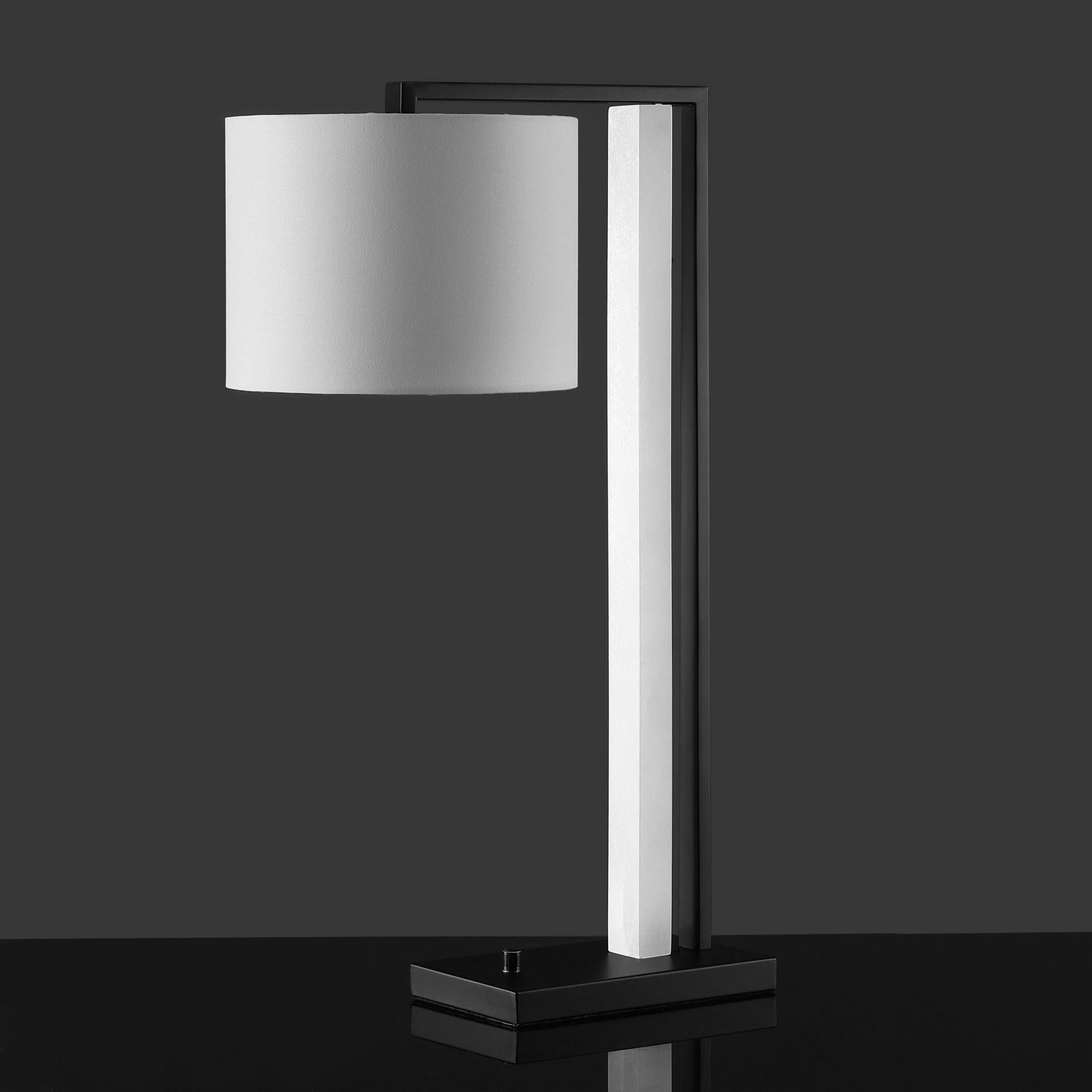 KATRYNA ALABASTER AND METAL TABLE LAMP - Frankwebs