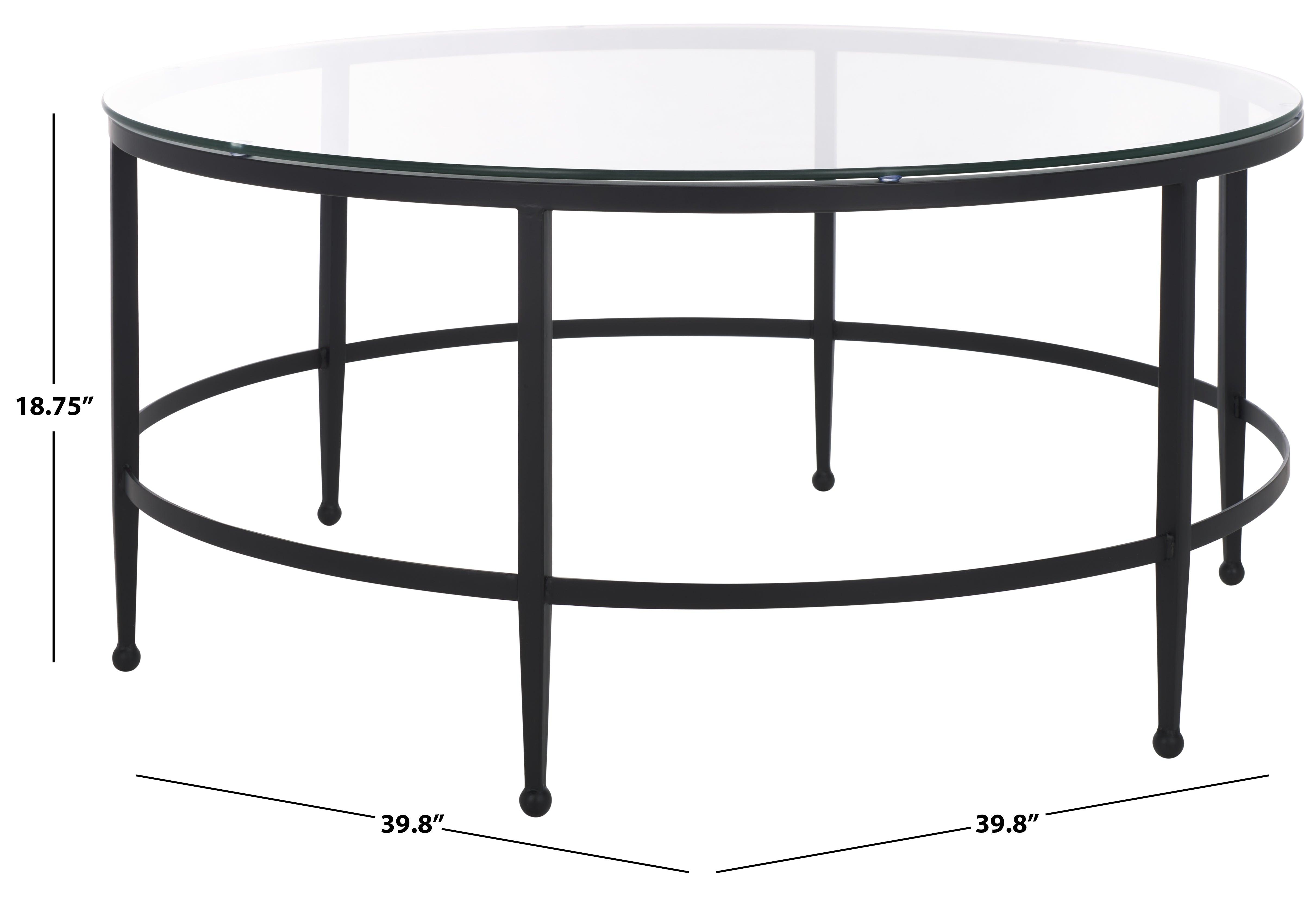 EDMUND GLASS COCKTAIL TABLE - Frankwebs