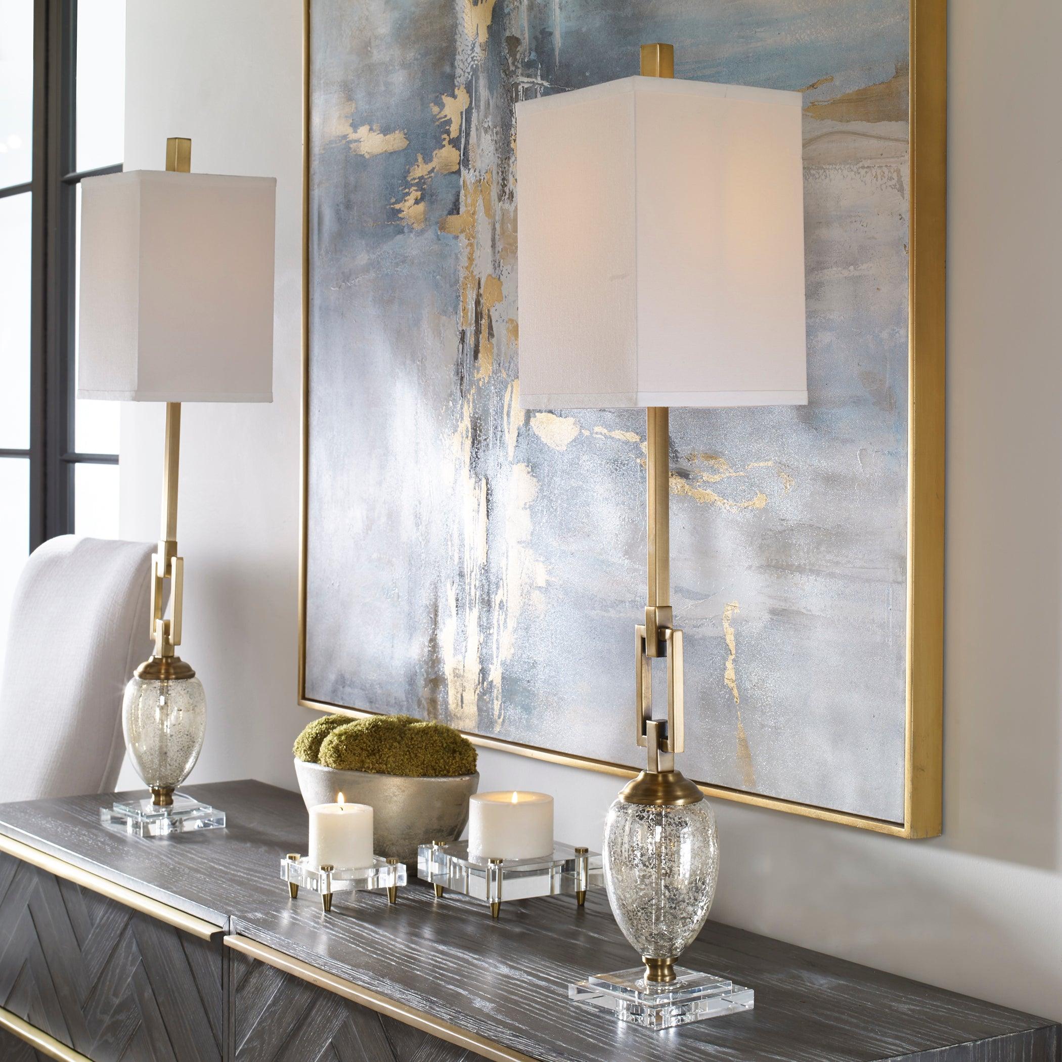 Copeland Mercury Glass Buffet Lamp - Frankwebs